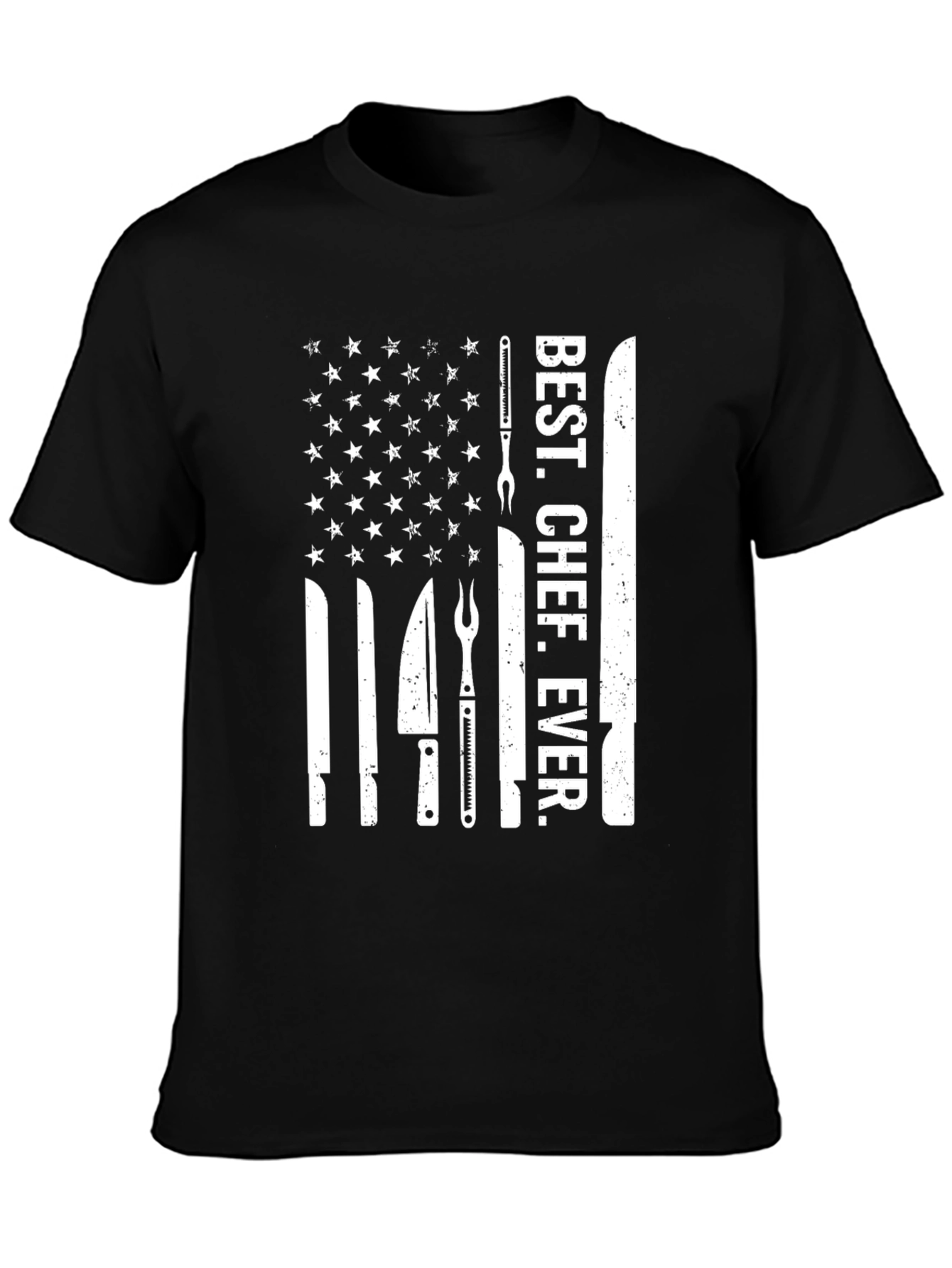 Best Chef Ever American Flag T-Shirt