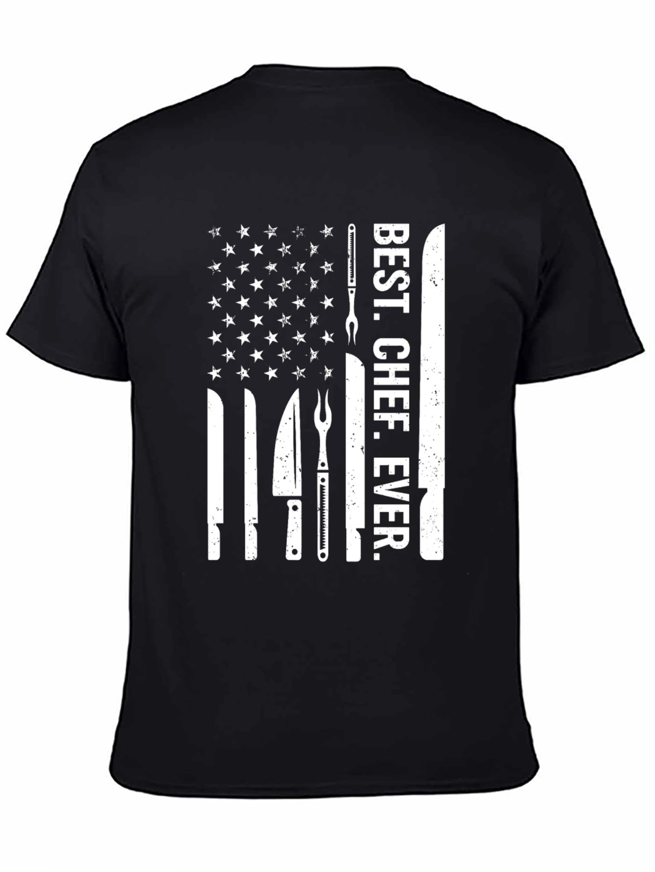 Best Chef Ever American Flag T-Shirt