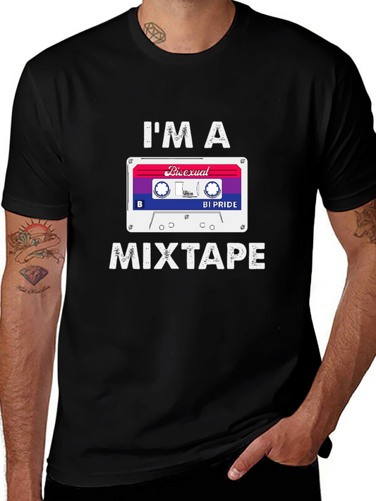 Bi Pride Mixtape T-Shirt