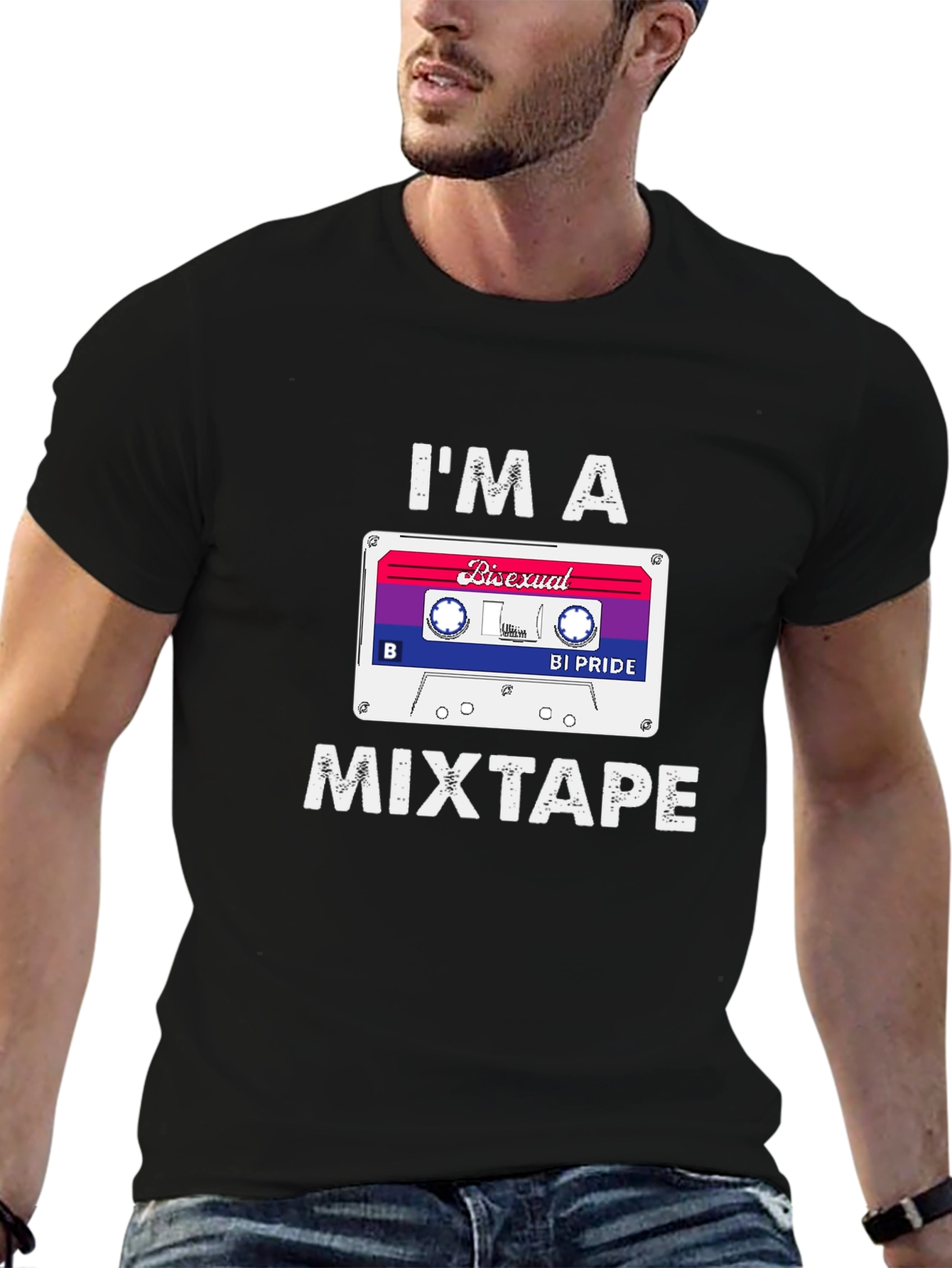 Bi Pride Mixtape T-Shirt