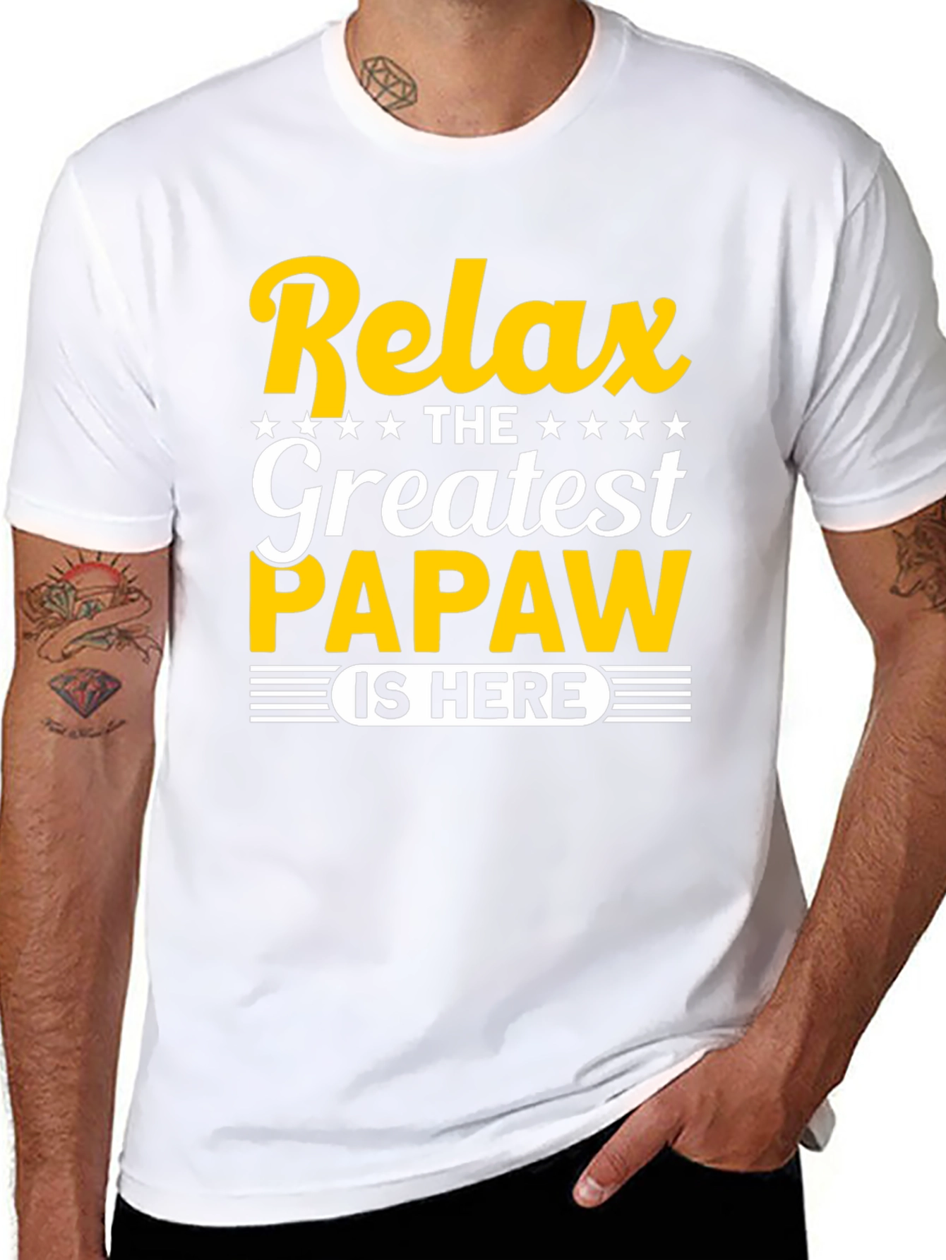 Relax the Greatest Papaw is Here T-Shirt