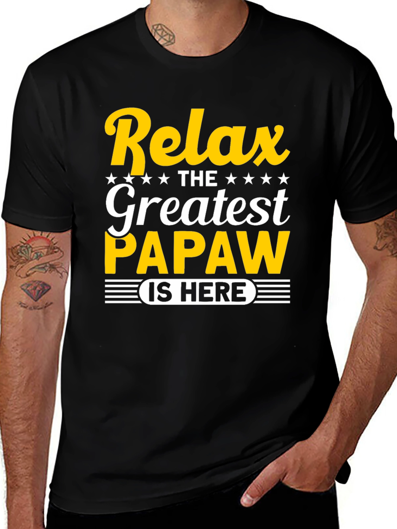 Relax the Greatest Papaw is Here T-Shirt