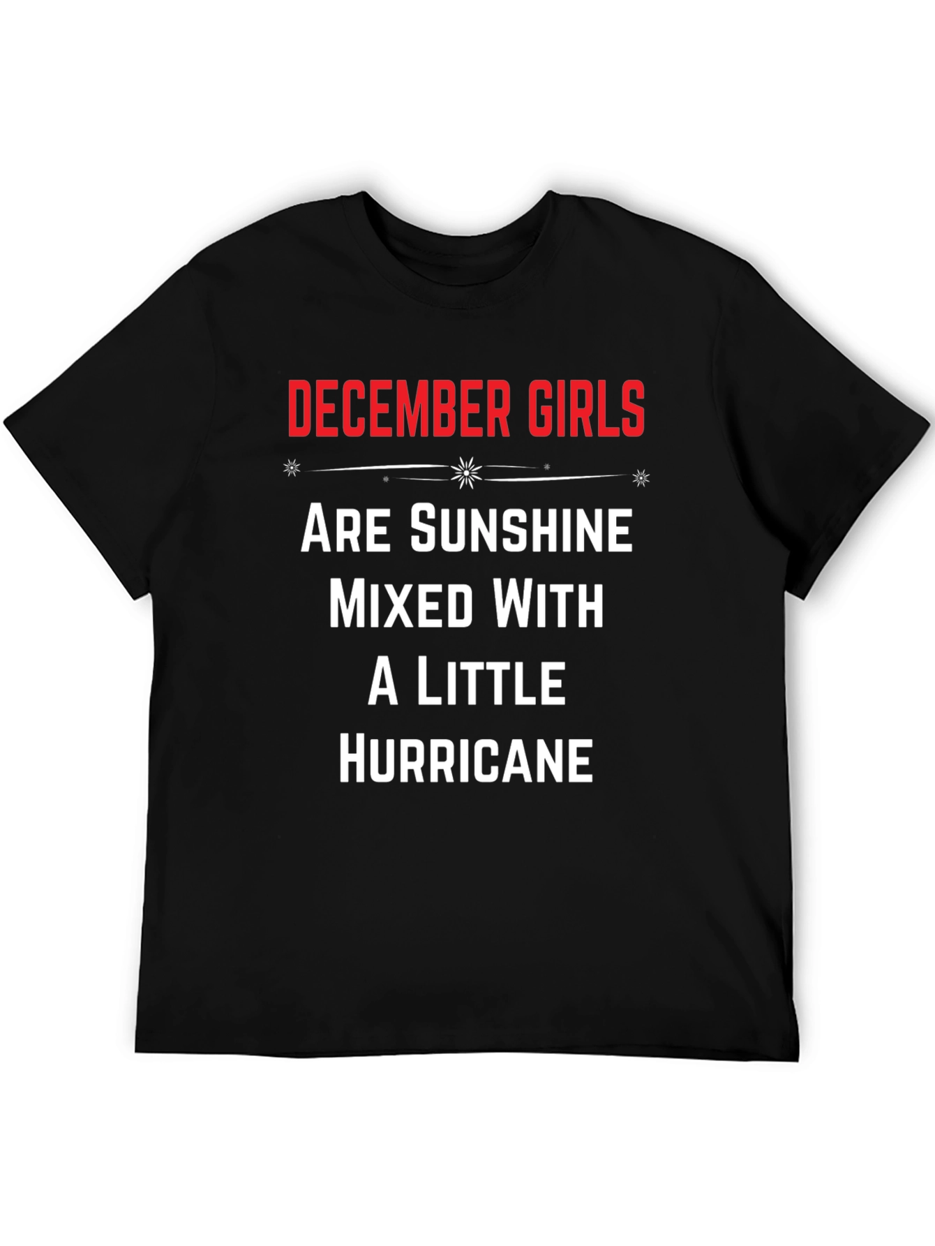 December Girls Sunshine Hurricane Black T-Shirt
