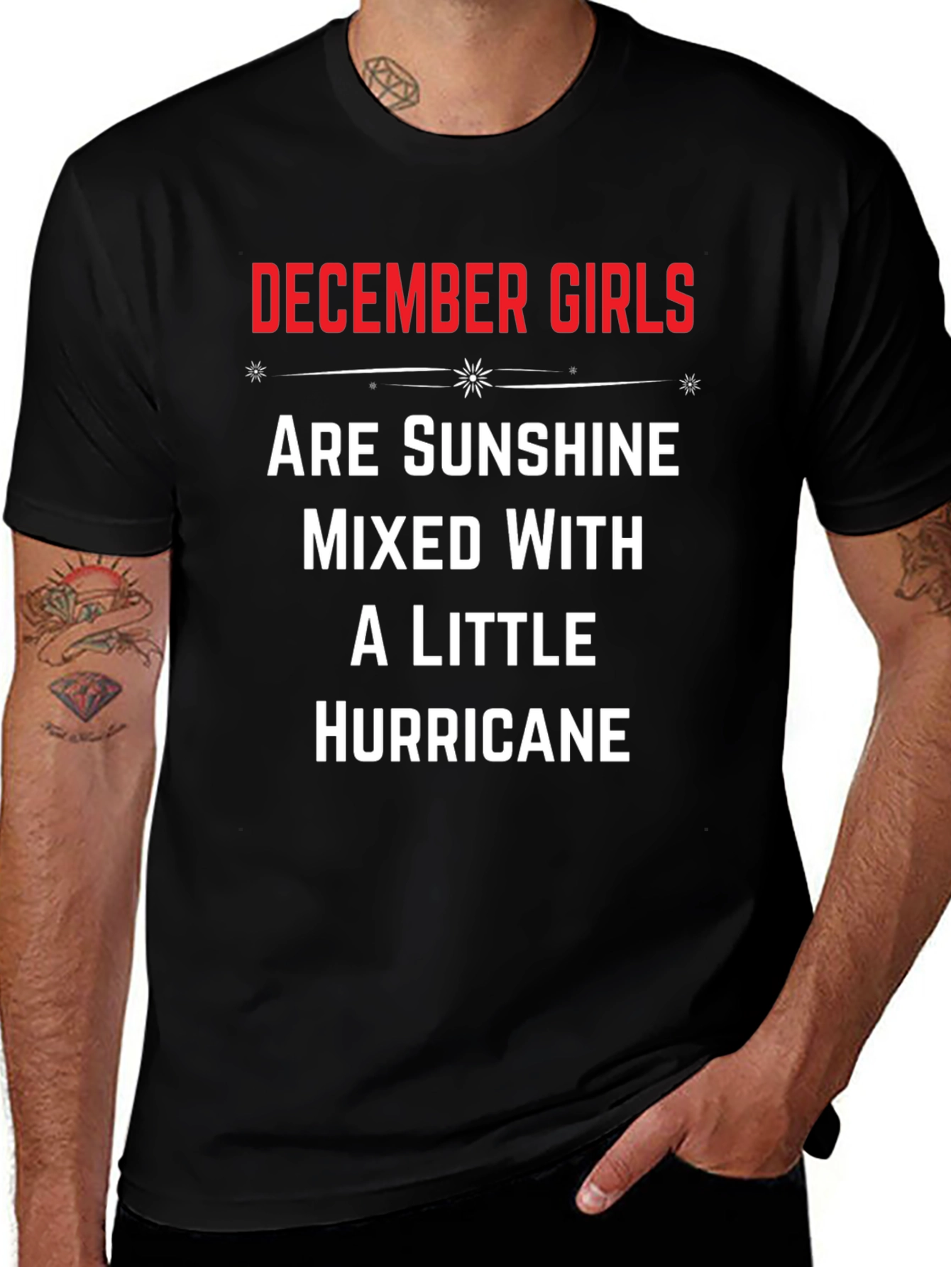 December Girls Sunshine Hurricane Black T-Shirt