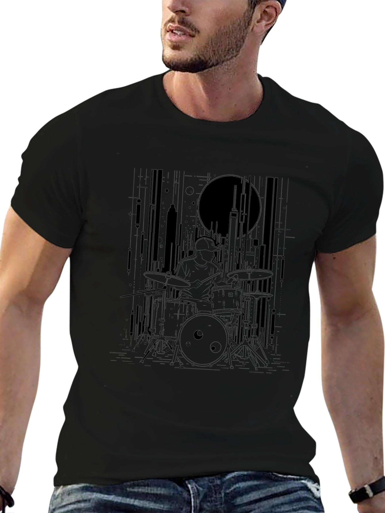 Urban Beat Black T-Shirt