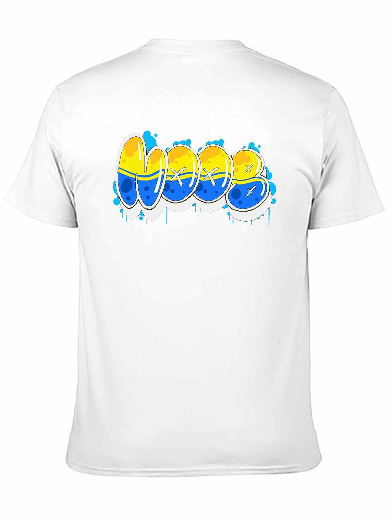 Cool WOOB Graffiti Style Graphic T-Shirt
