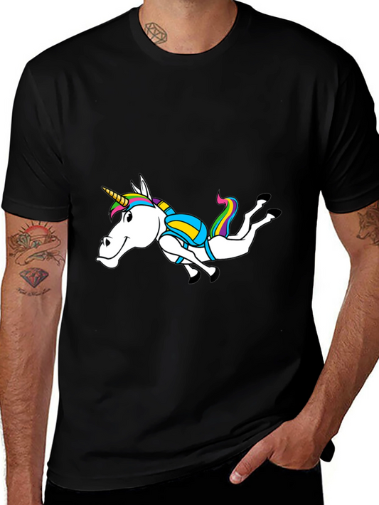 Unicorn Skydiving T-Shirt: Fun & Unique Design
