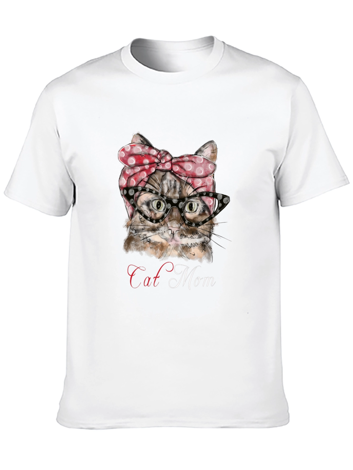 Cat Mom T-Shirt - Cute Feline Graphic Tee