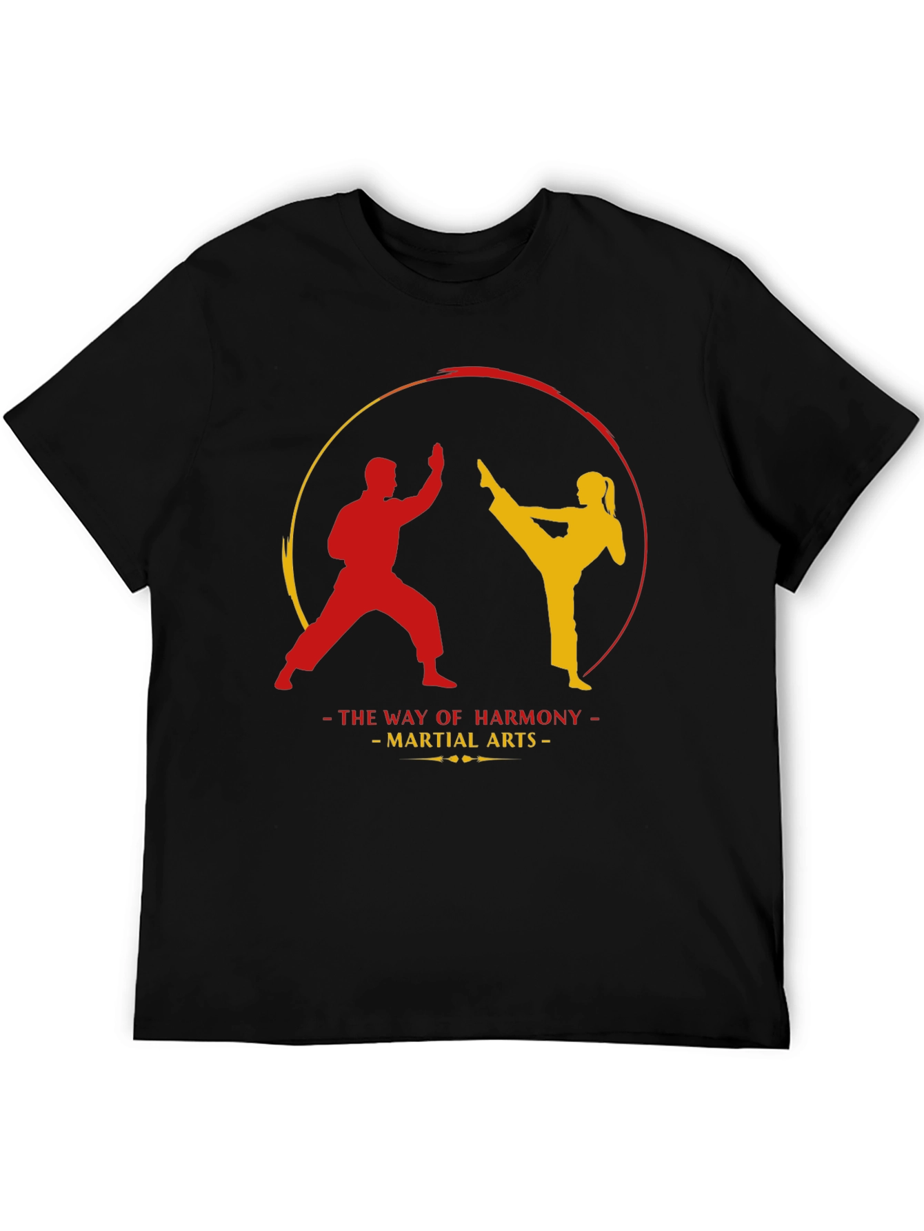 Martial Arts Harmony T-Shirt - Black