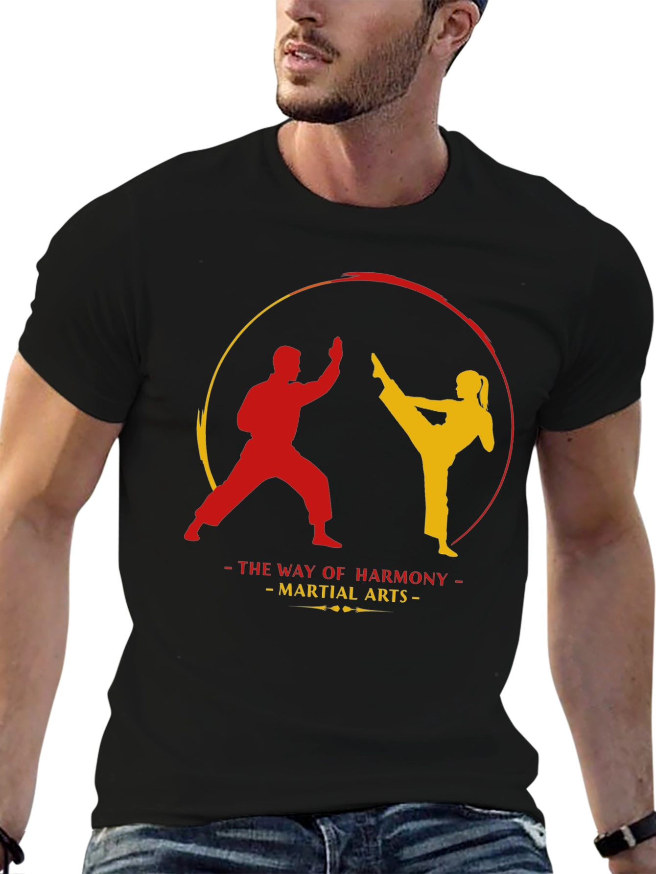 Martial Arts Harmony T-Shirt - Black