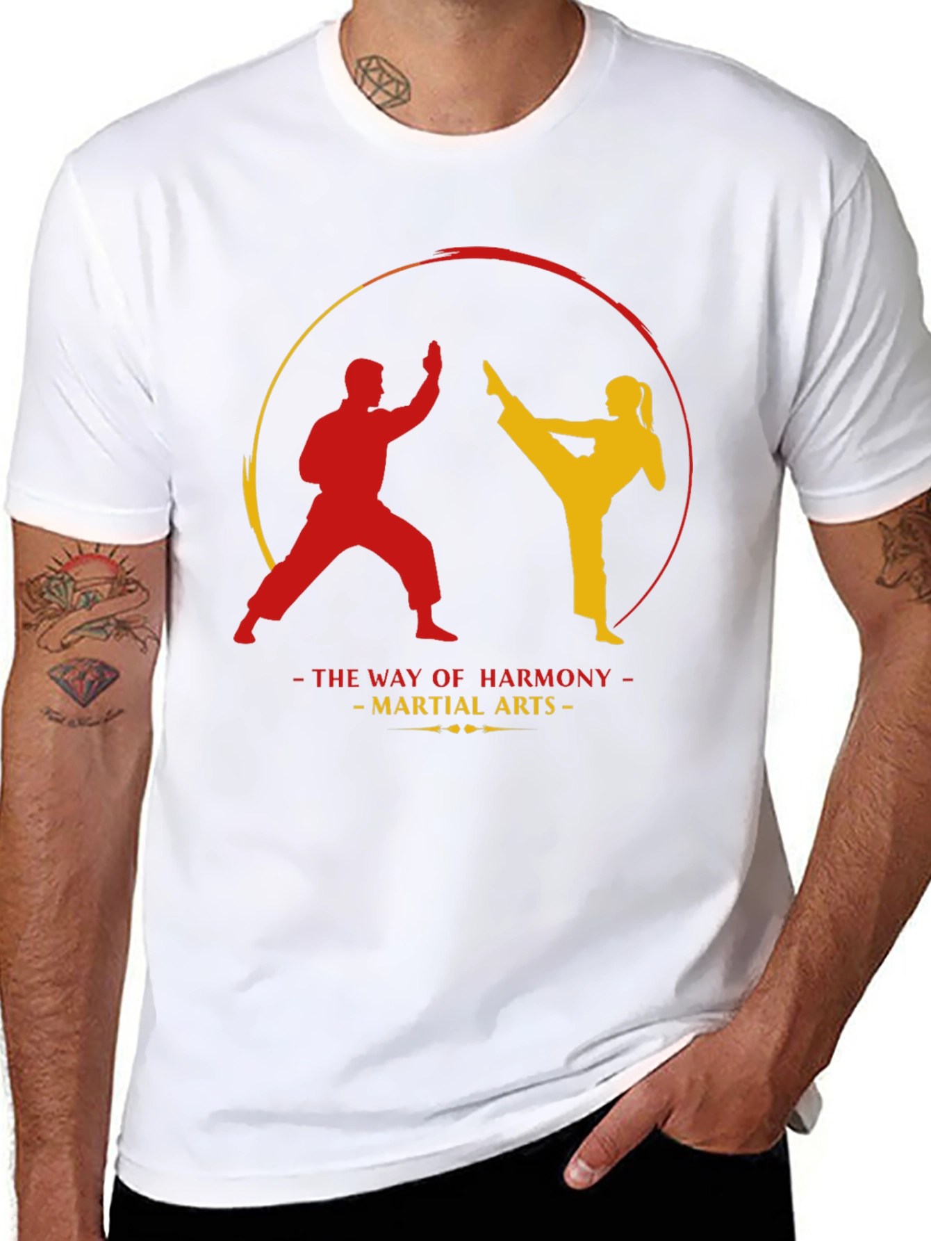 Martial Arts Harmony T-Shirt - Black