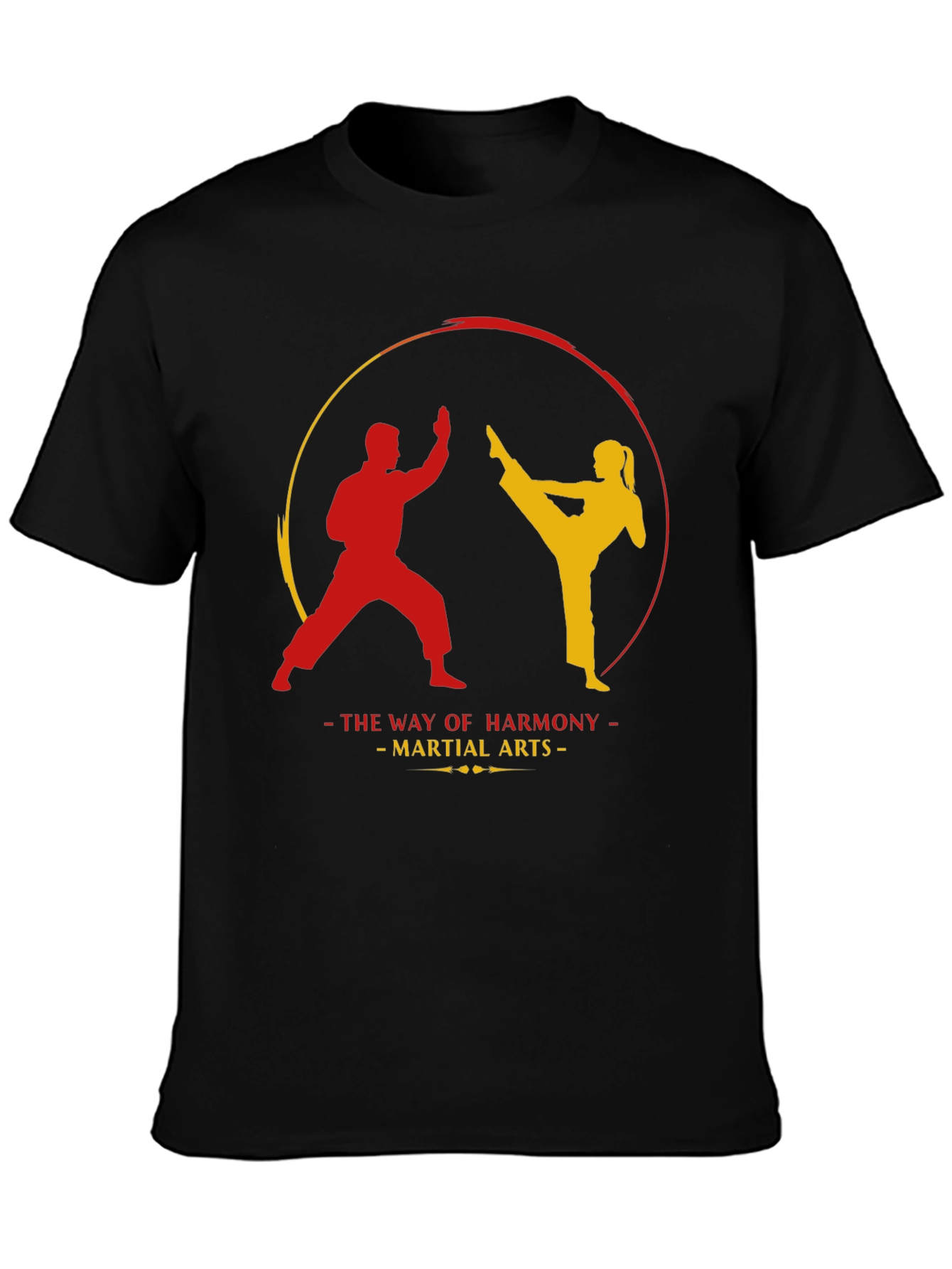 Martial Arts Harmony T-Shirt - Black