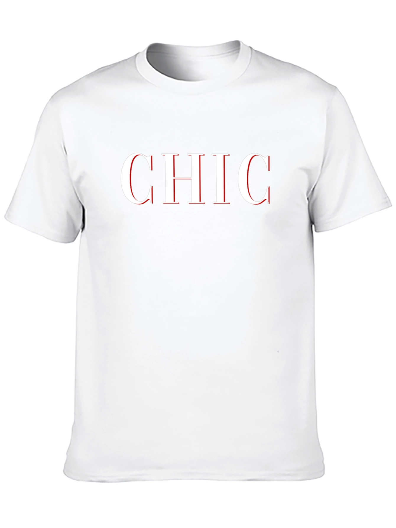 CHIC Graphic Tee - Stylish Cotton T-Shirt