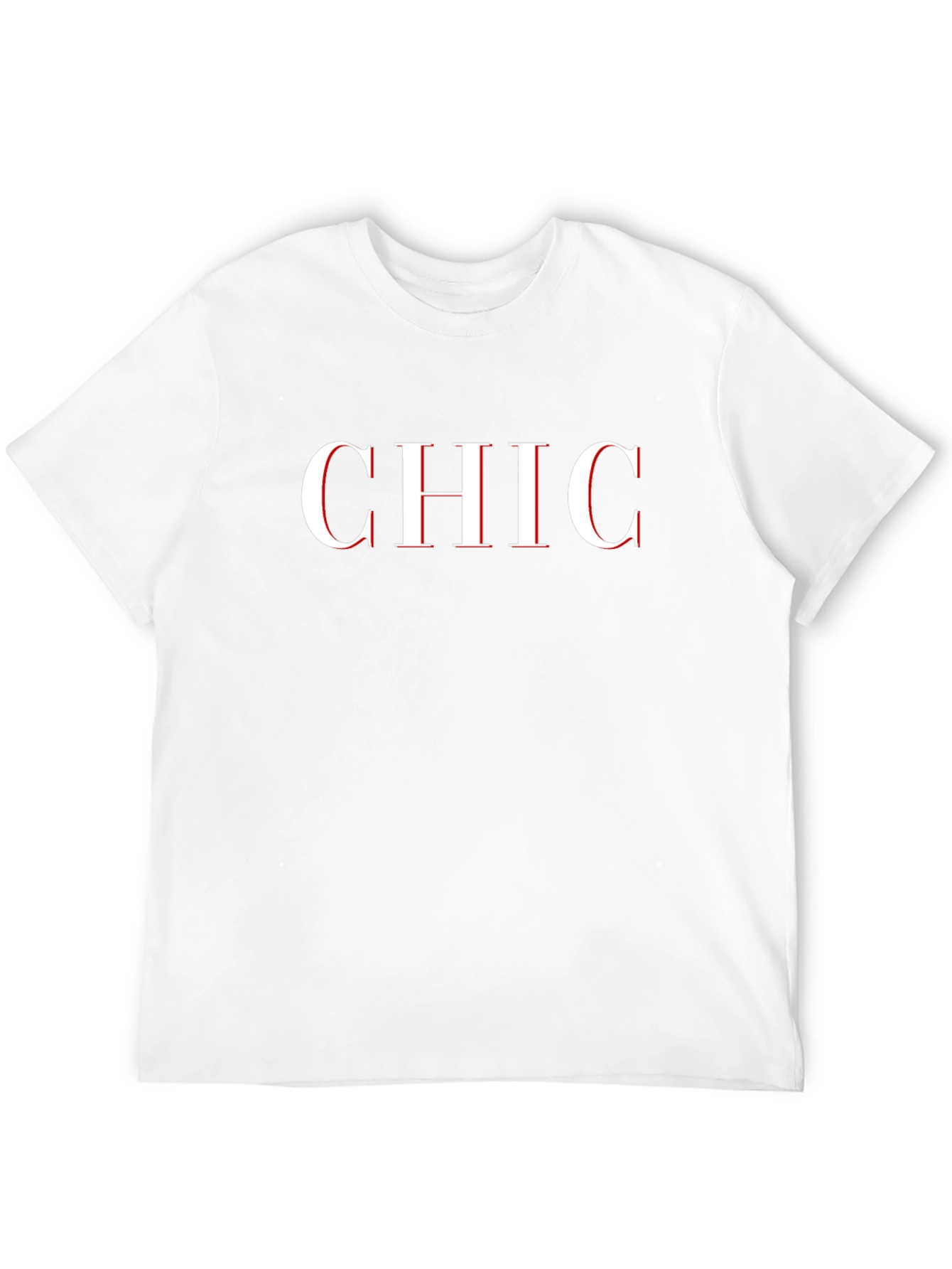CHIC Graphic Tee - Stylish Cotton T-Shirt