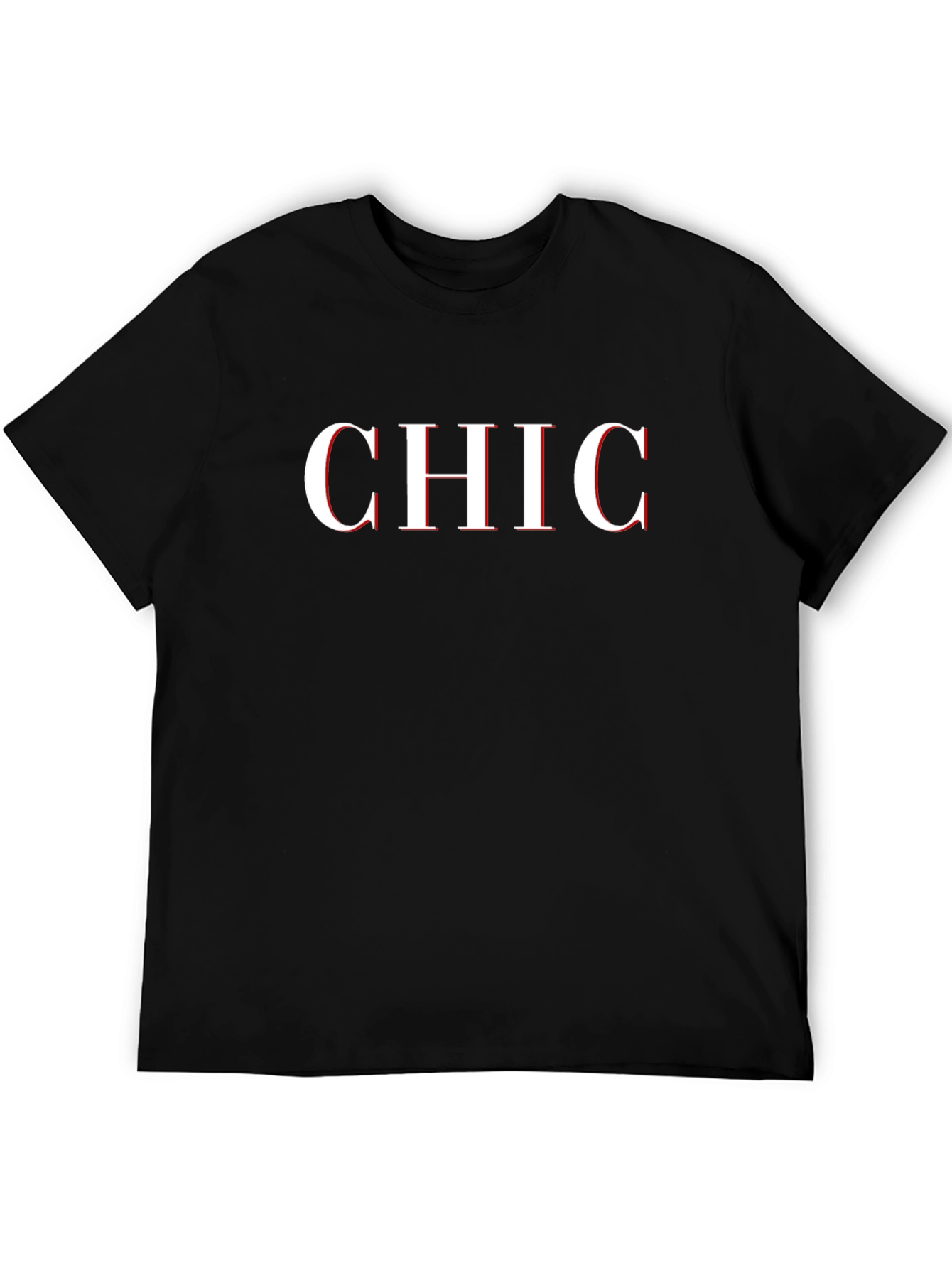 CHIC Graphic Tee - Stylish Cotton T-Shirt