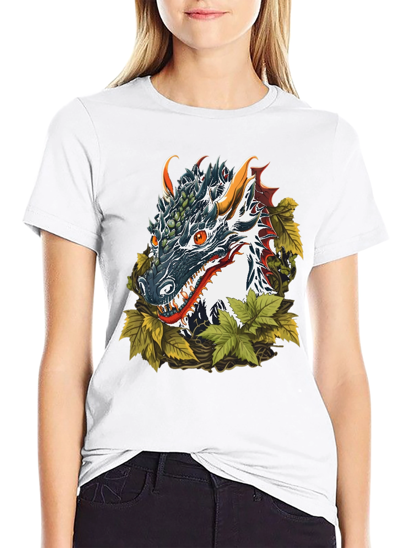 Dragon Graphic Tee - Fantasy Style