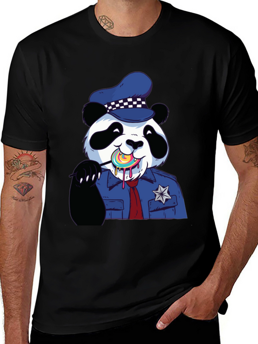 Panda Police Lollipop T-Shirt