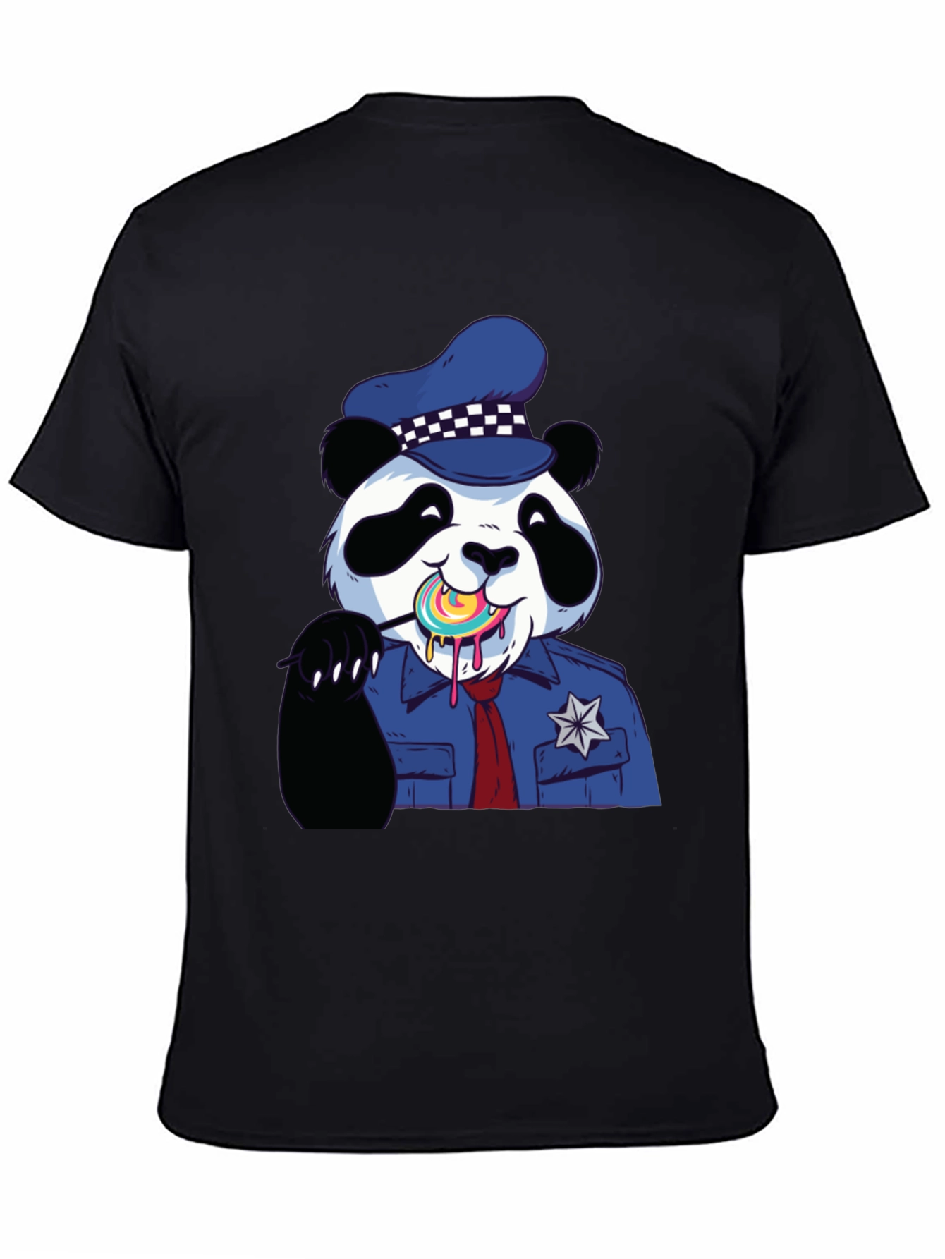 Panda Police Lollipop T-Shirt