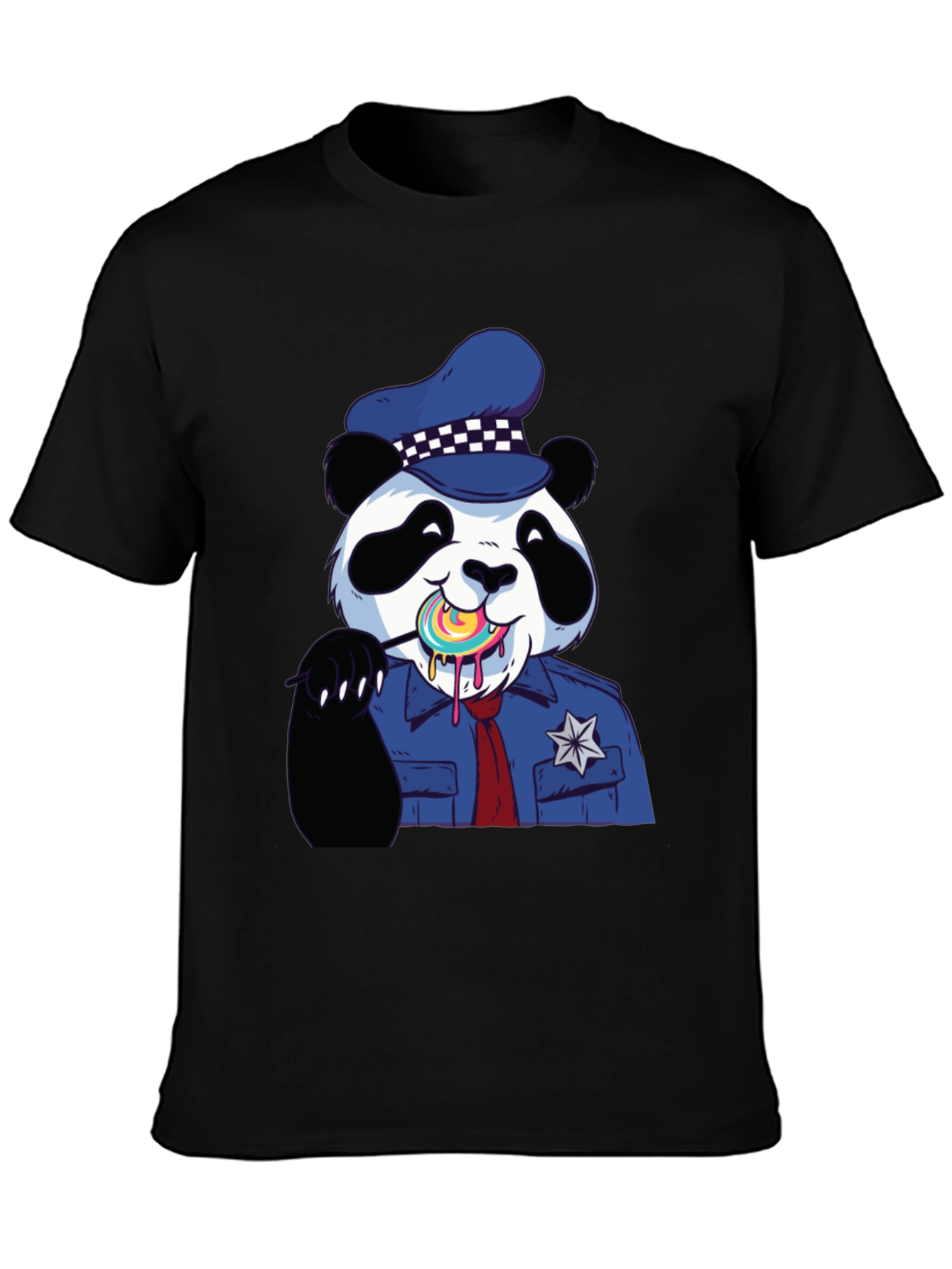 Panda Police Lollipop T-Shirt