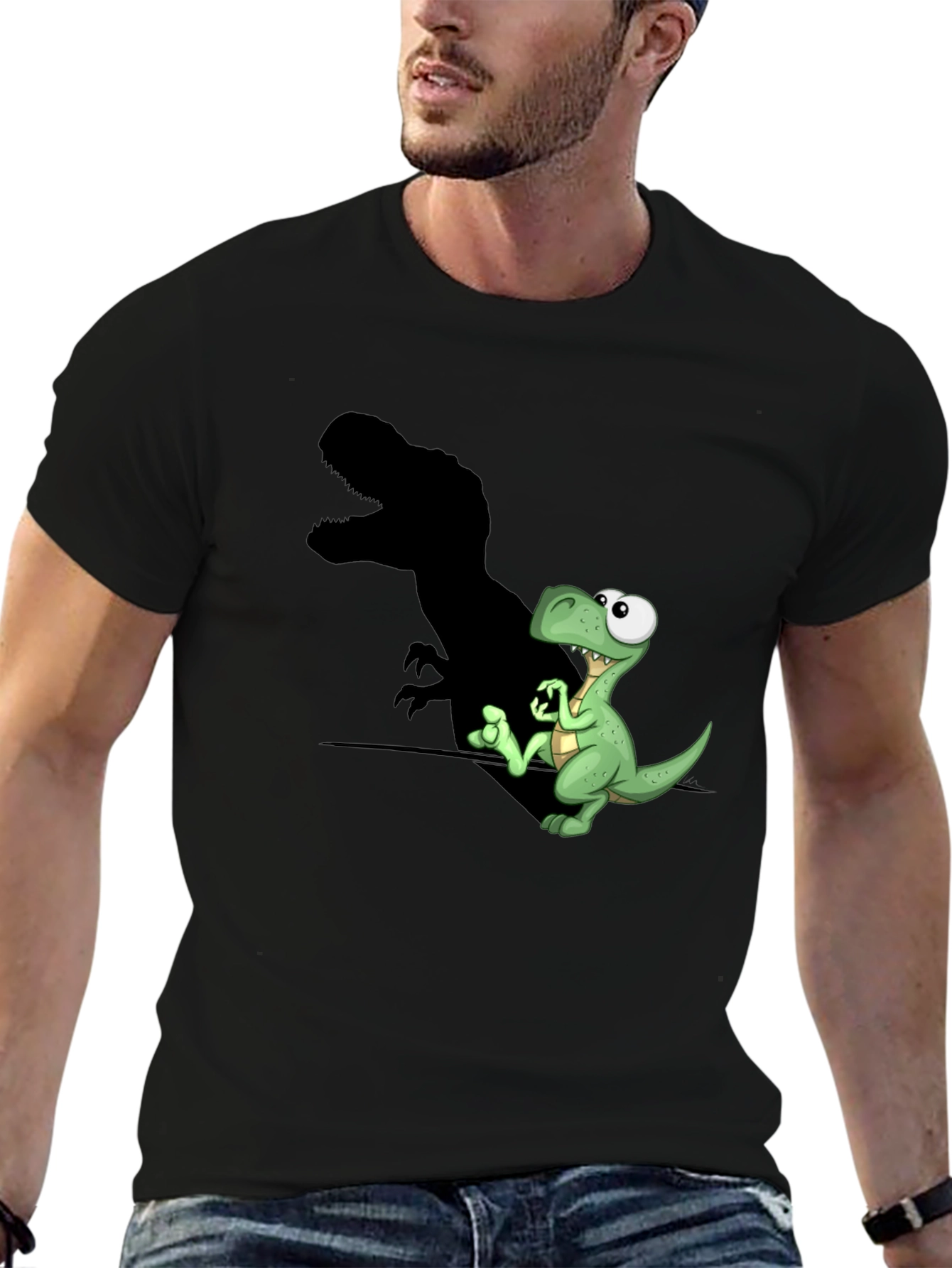Dinosaur T-Rex Shadow Graphic Tee