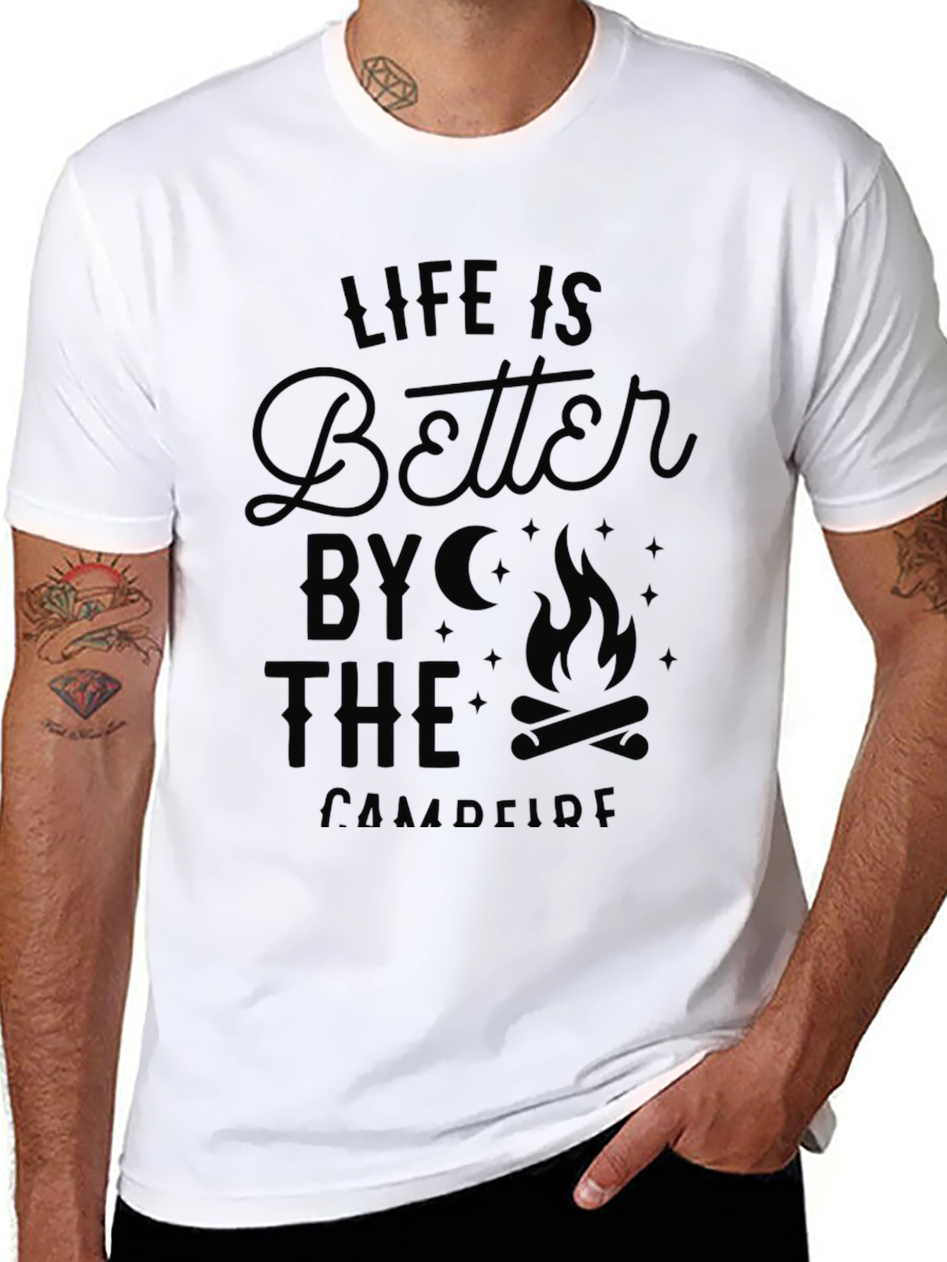 Life is Better by the Campfire Graphic T-Shirt