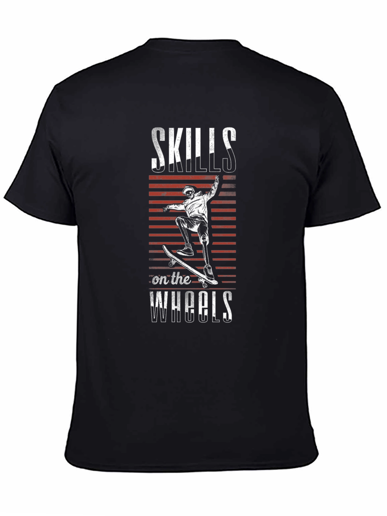 Skills on the Wheels Graphic Tee - Black