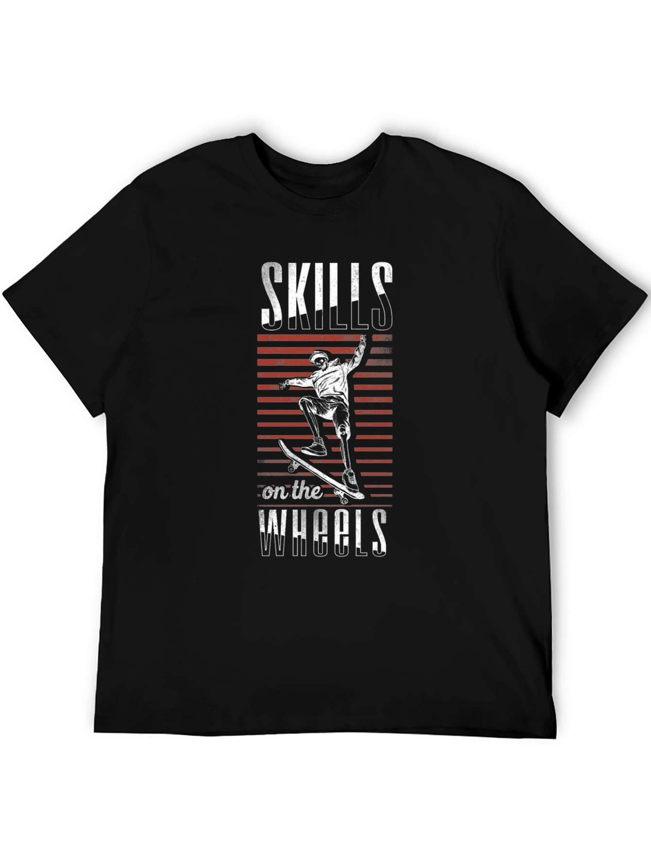 Skills on the Wheels Graphic Tee - Black
