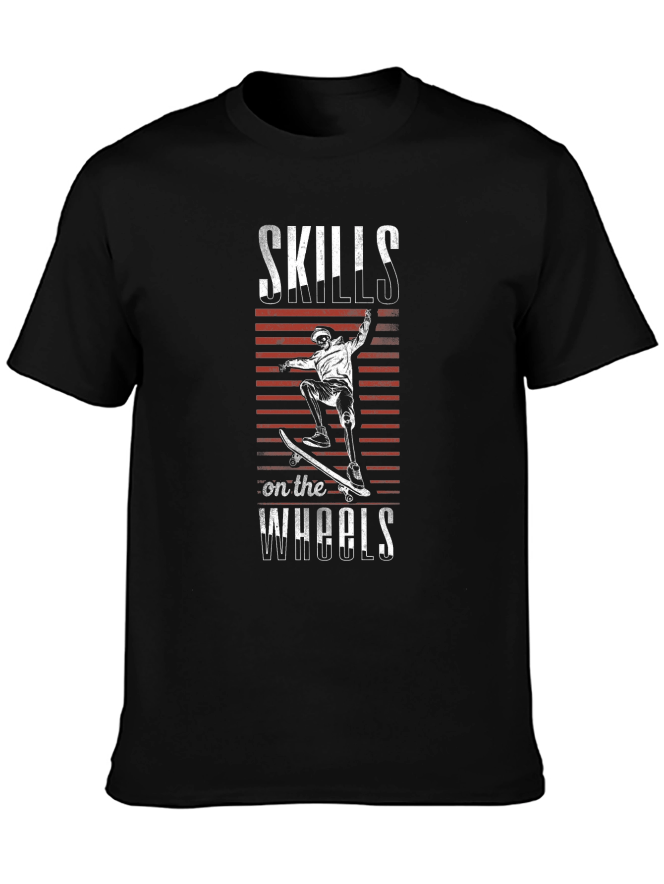 Skills on the Wheels Graphic Tee - Black