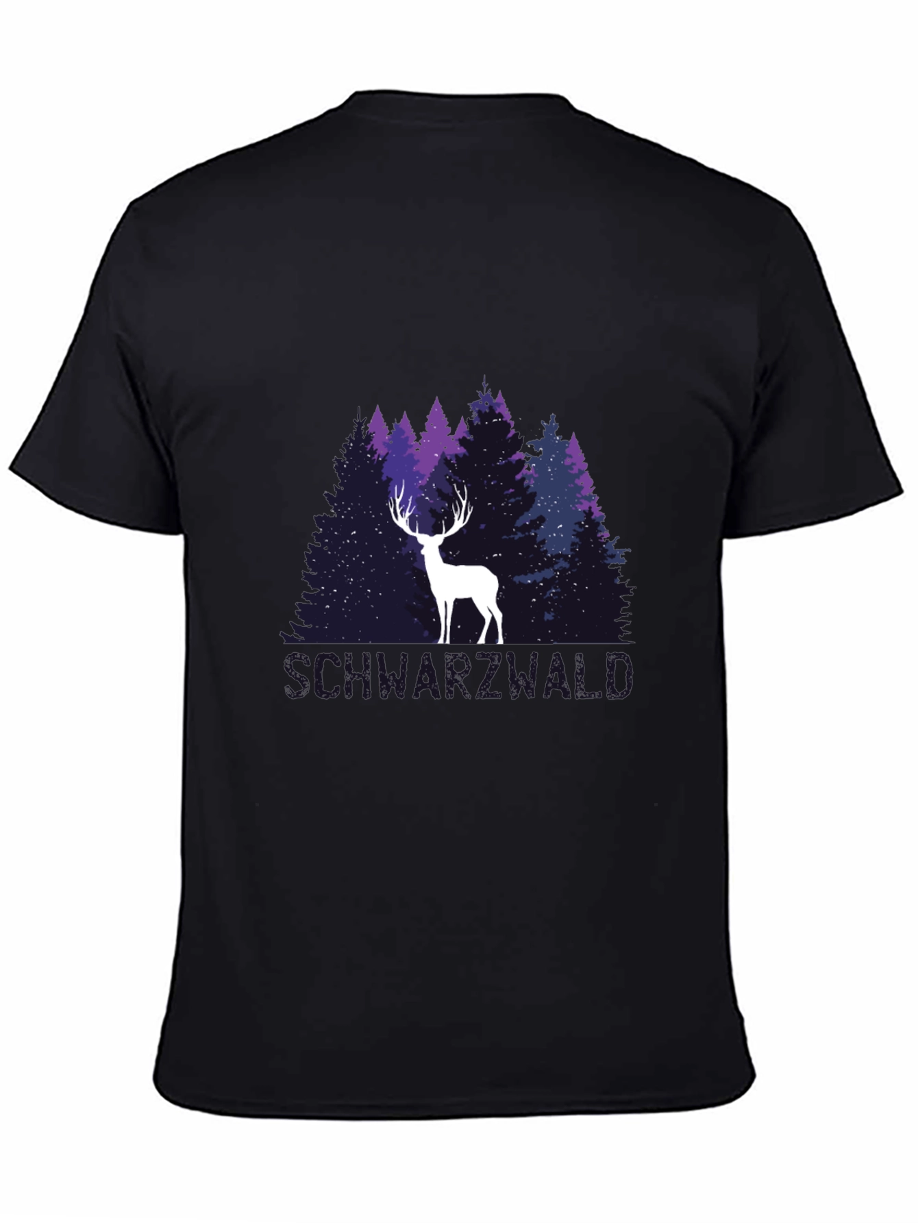 Black Forest Deer Graphic Tee