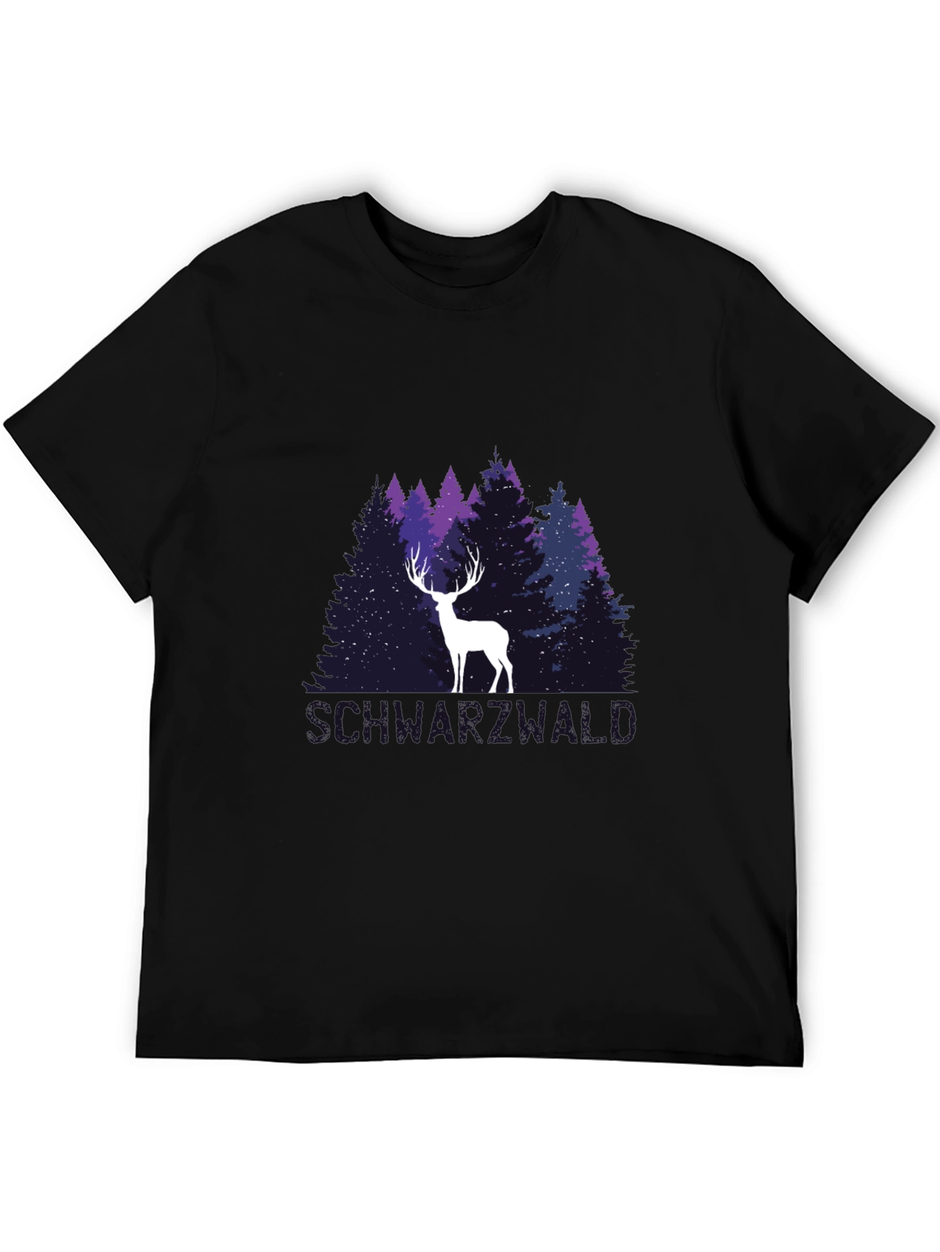 Black Forest Deer Graphic Tee