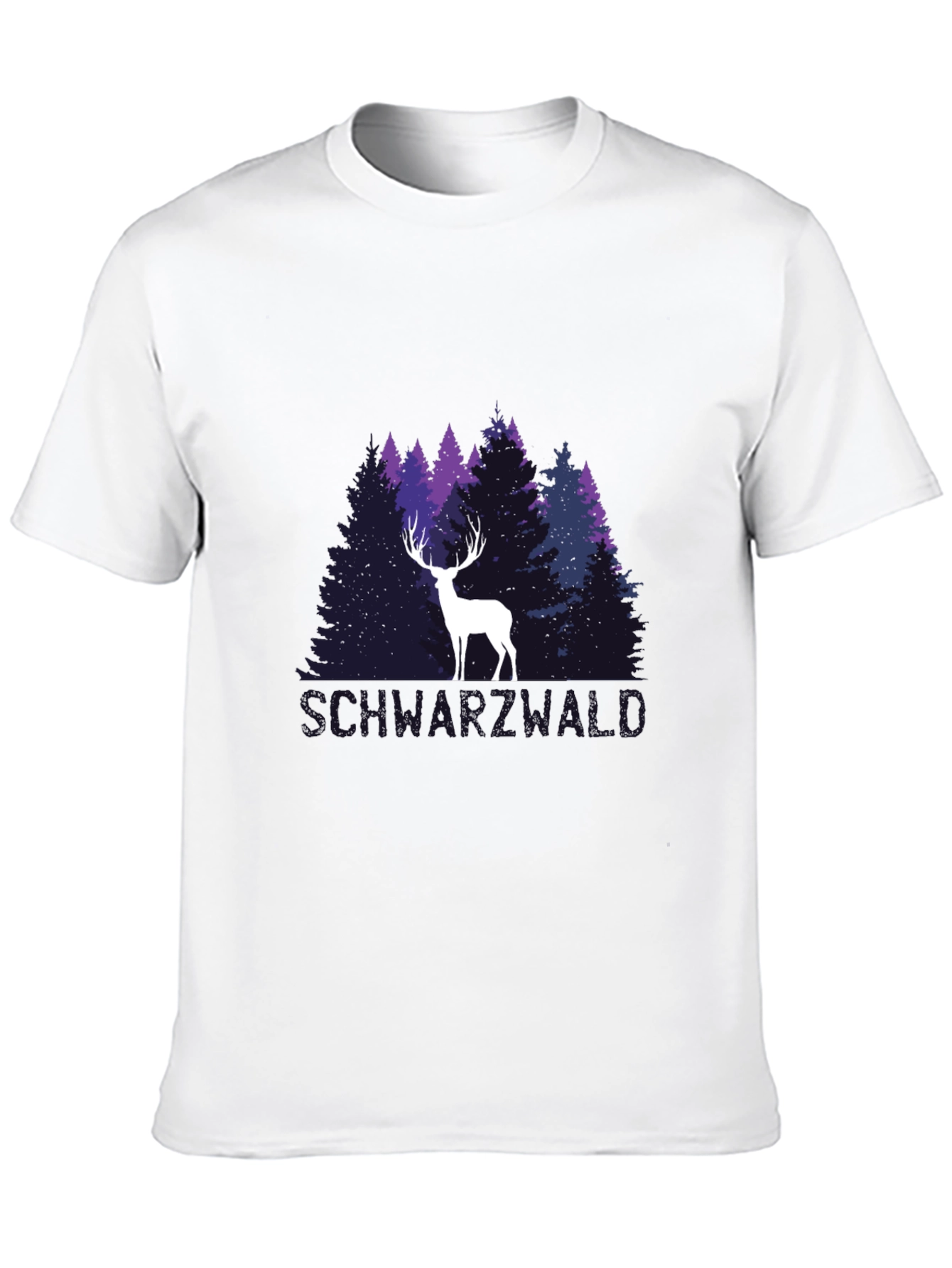 Black Forest Deer Graphic Tee