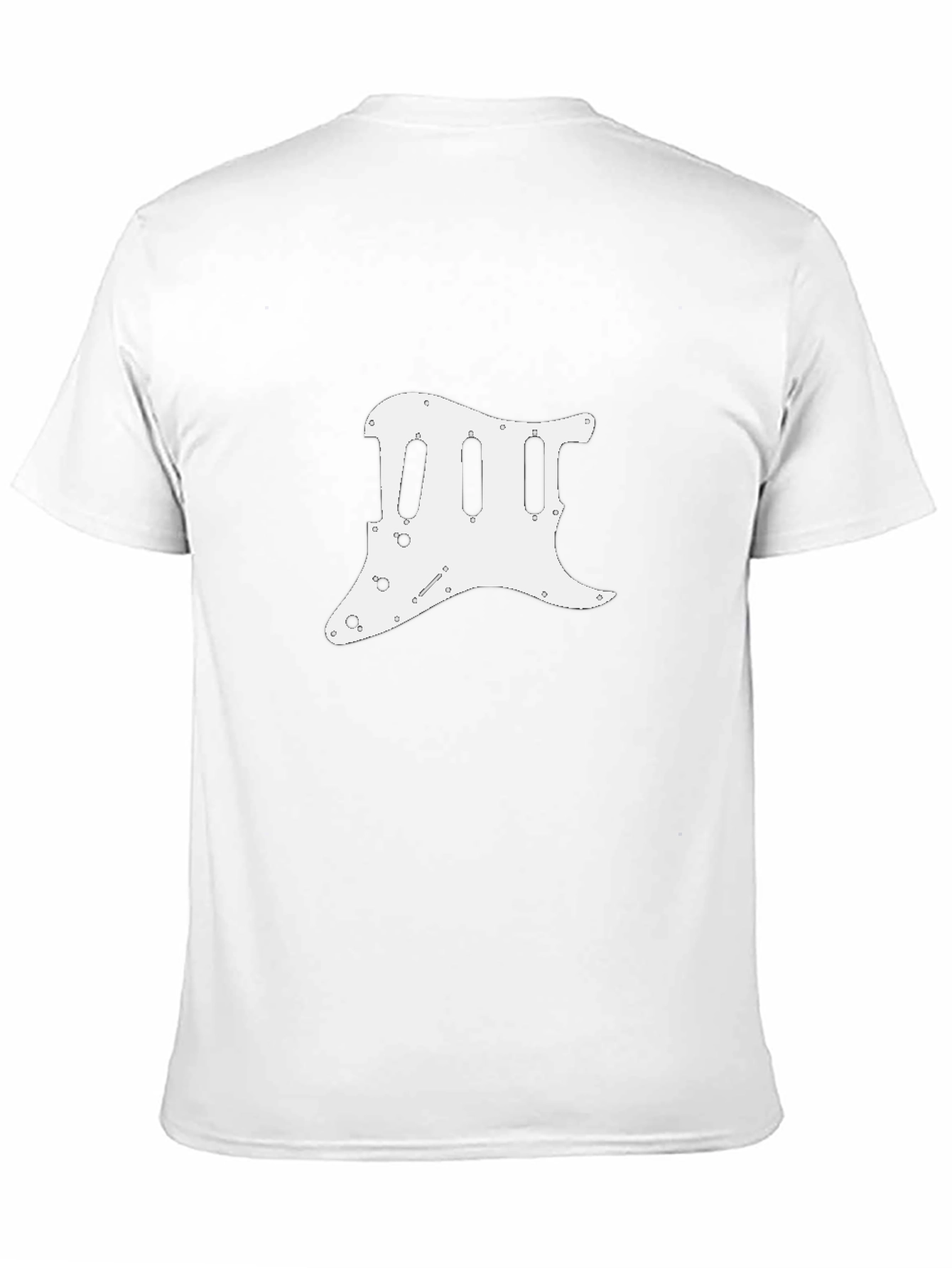 Guitar Pickguard Graphic Tee - Musicians Style