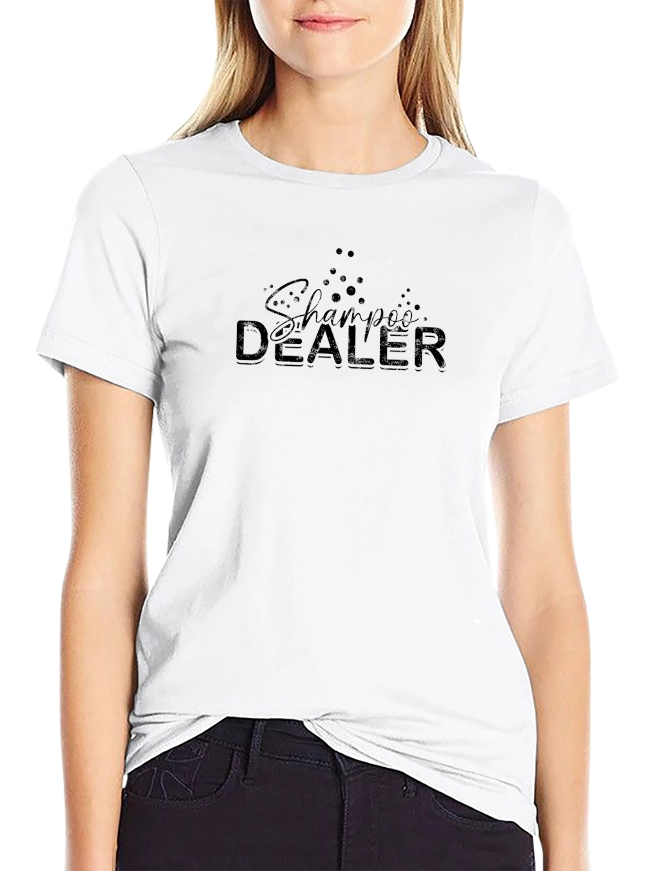 Shampoo Dealer Graphic Black T-Shirt