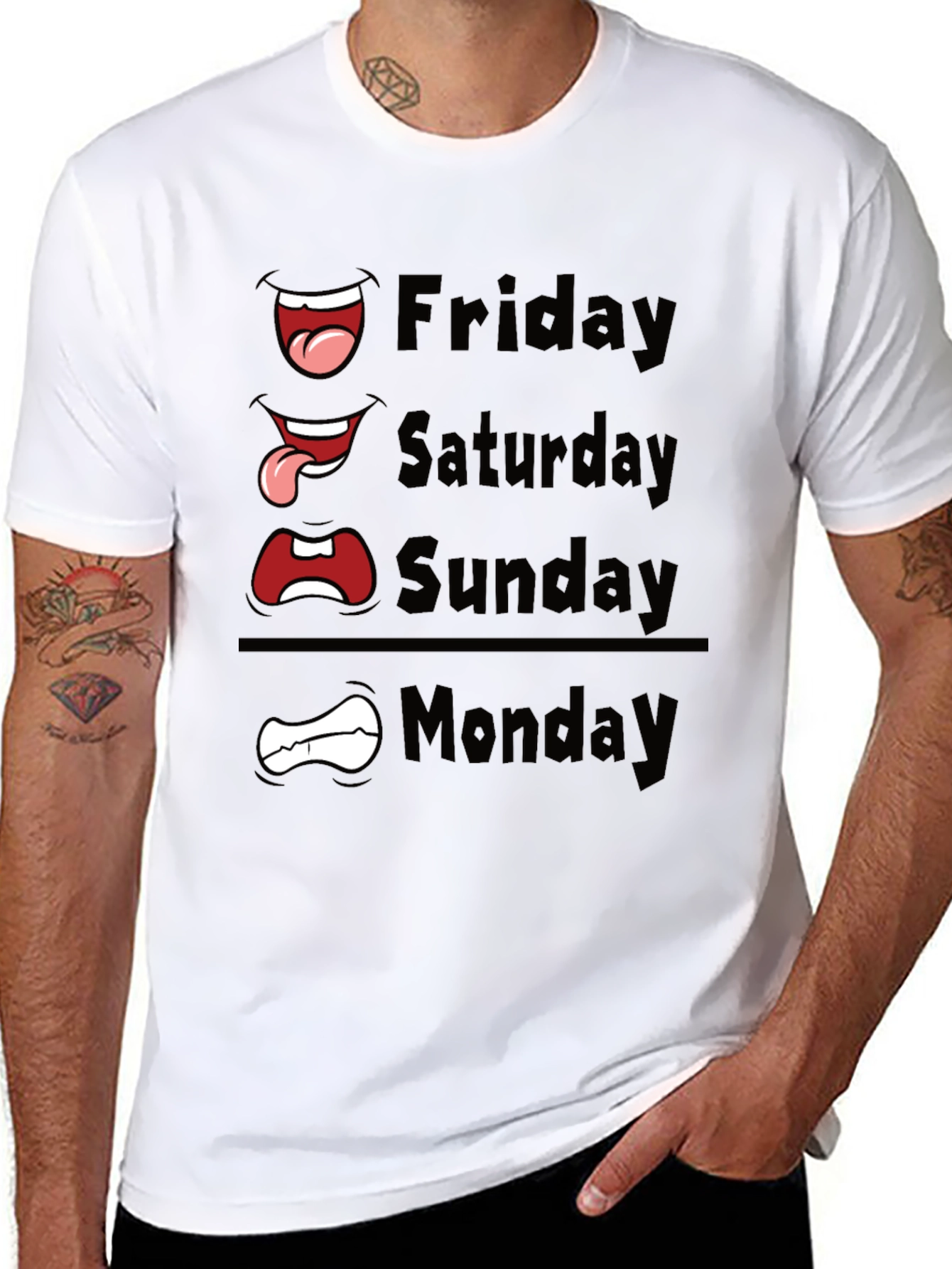 Humorous Moods of the Week T-Shirt