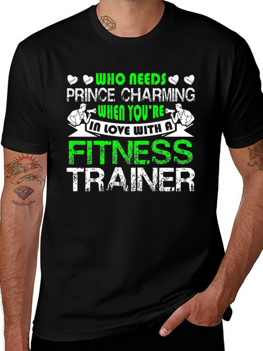 Fitness Trainer T-Shirt Funny Gym Workout Tee