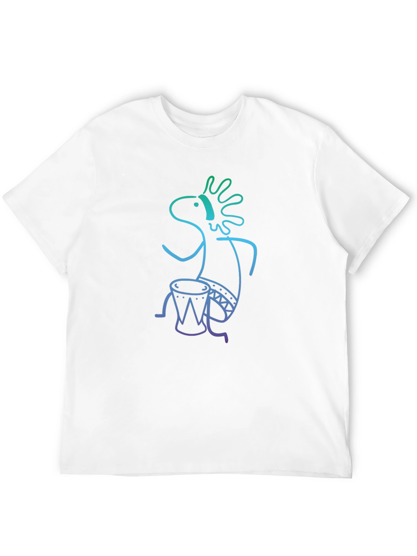 Kokopelli Drummer Black T-Shirt