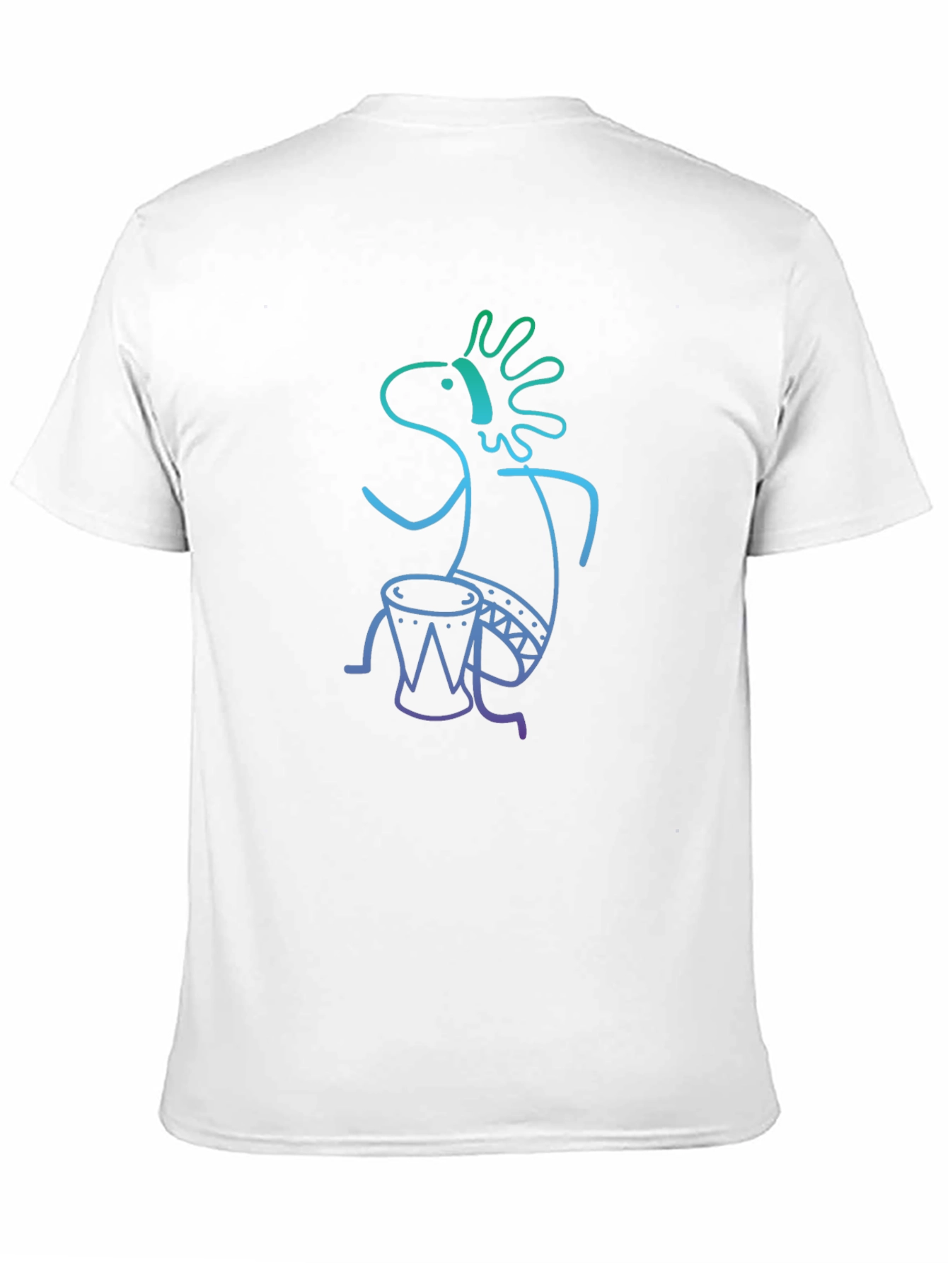 Kokopelli Drummer Black T-Shirt