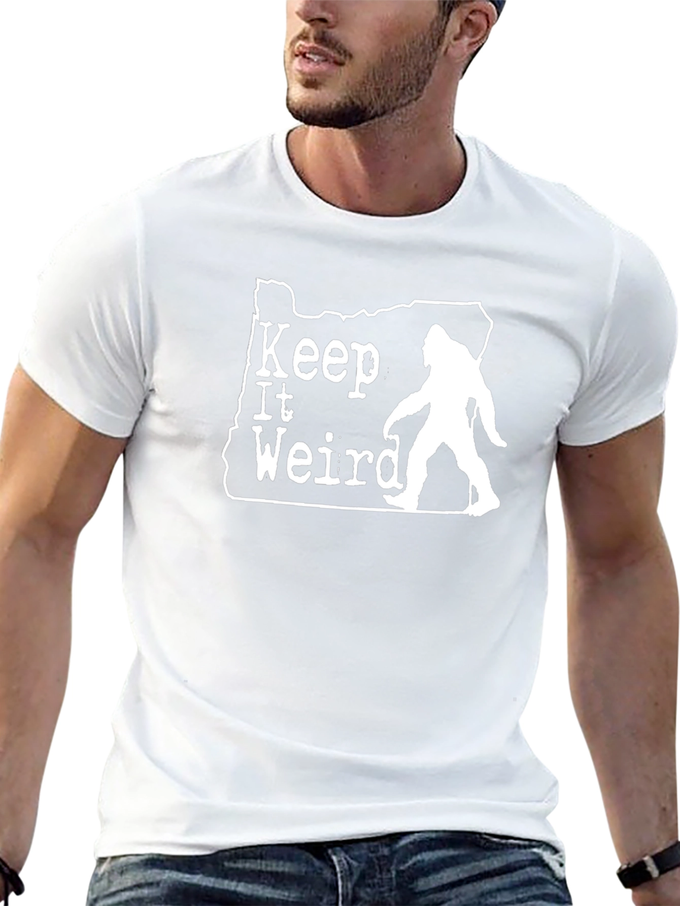Keep It Weird Oregon Bigfoot T-Shirt