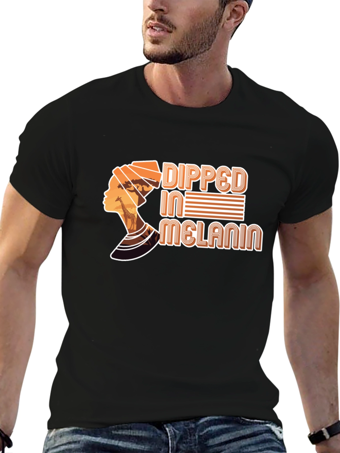 Dipped In Melanin T-Shirt - Black