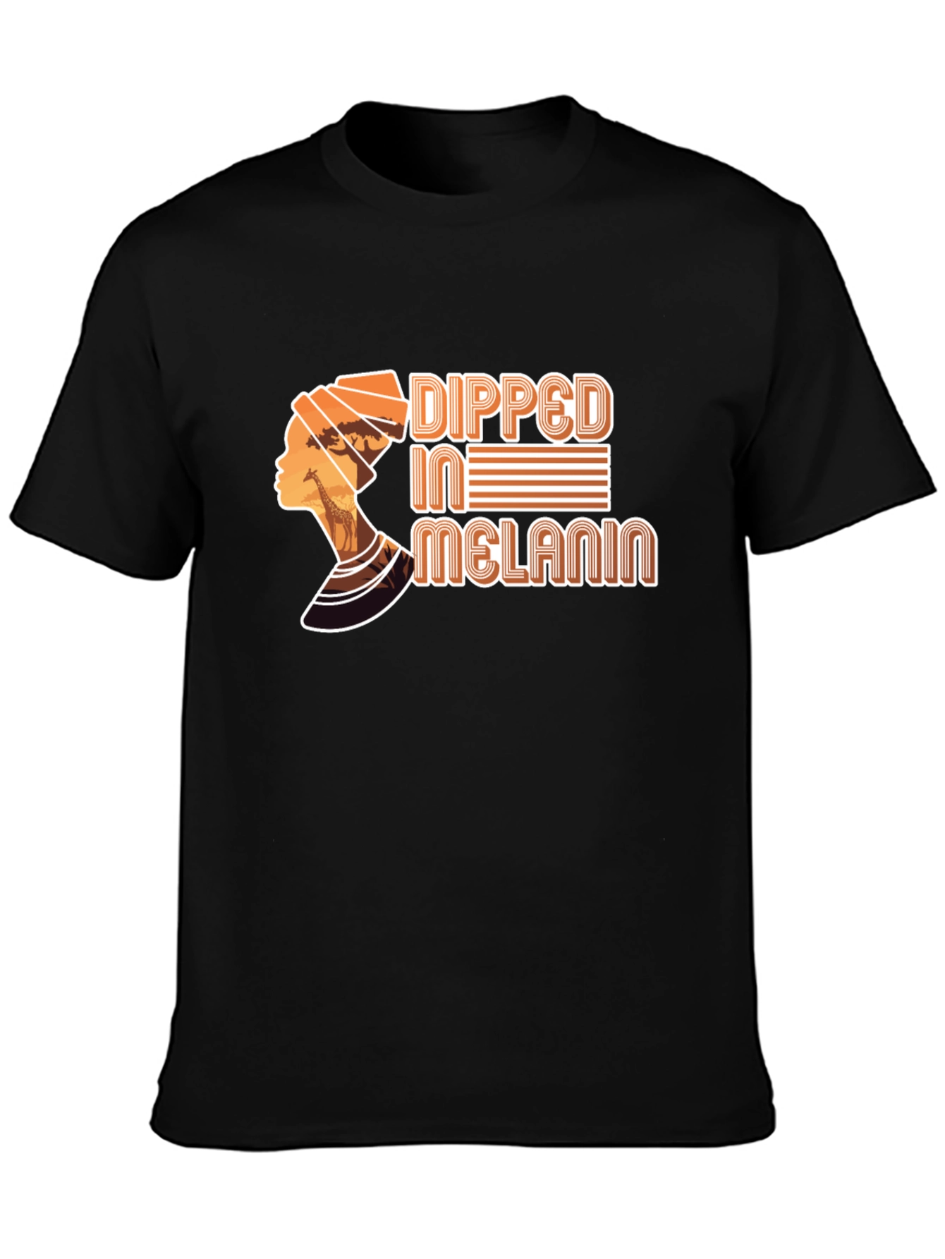 Dipped In Melanin T-Shirt - Black