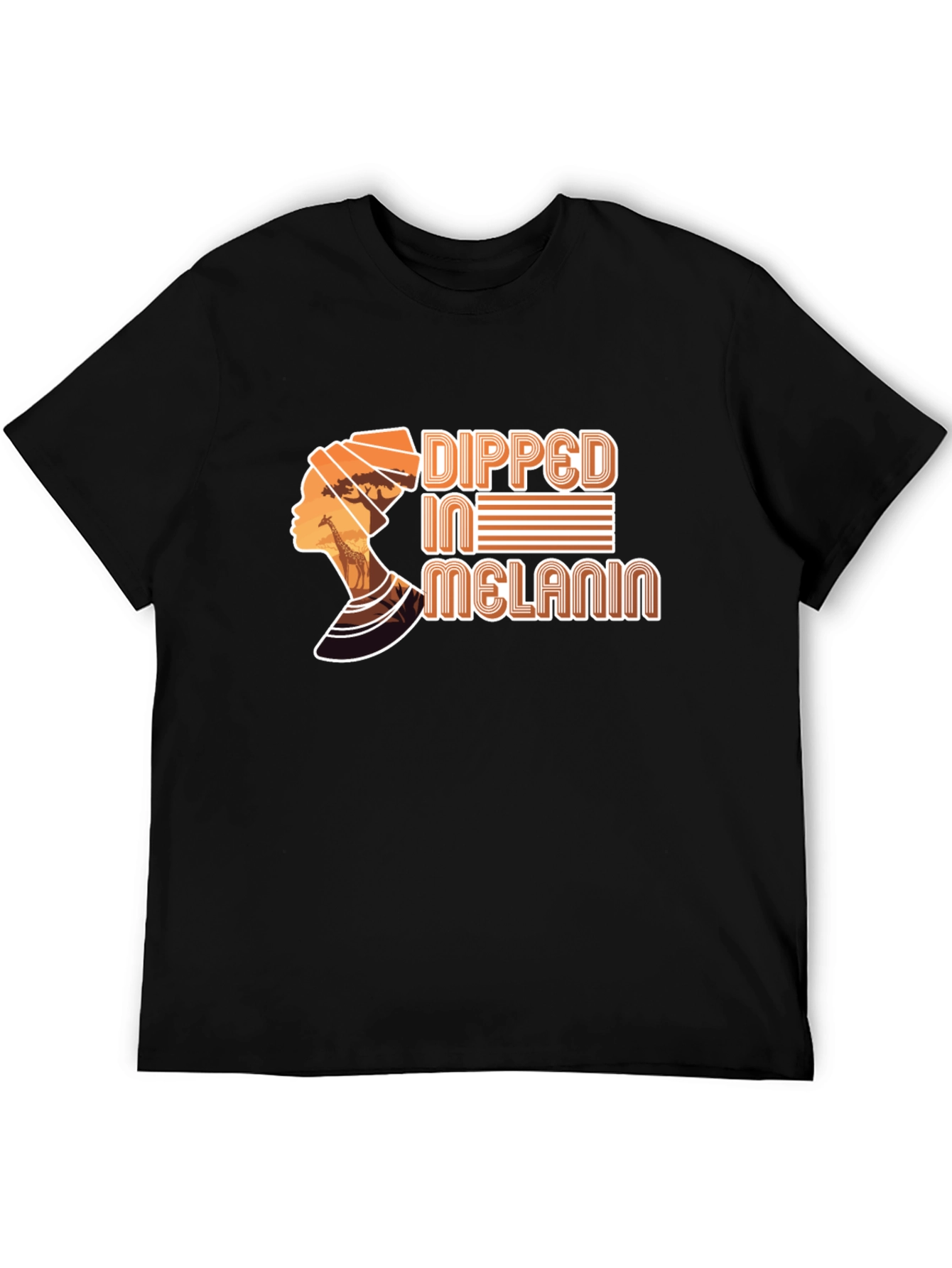 Dipped In Melanin T-Shirt - Black