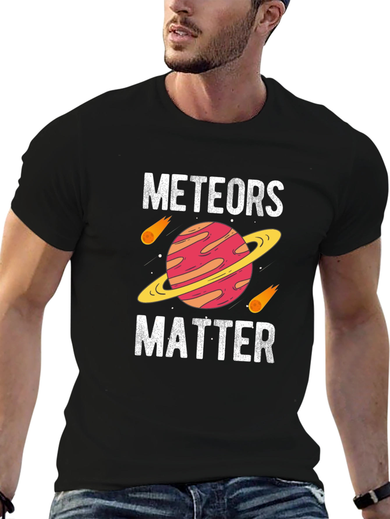 Meteors Matter Graphic T-Shirt - Space Lover Gift