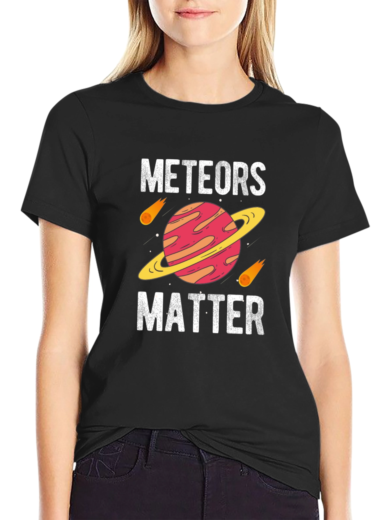 Meteors Matter Graphic T-Shirt - Space Lover Gift