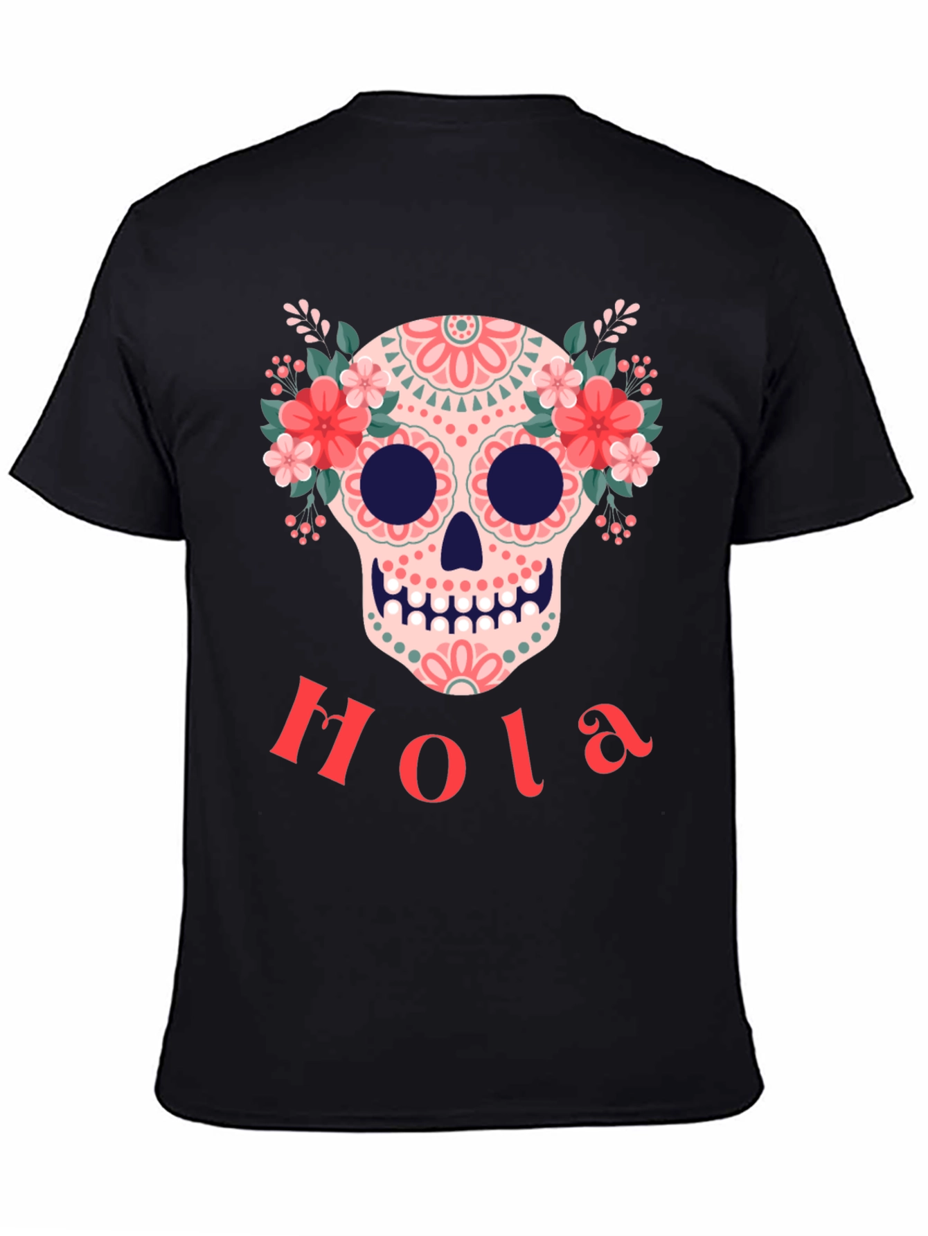 Hola Skull Tee - Day of the Dead