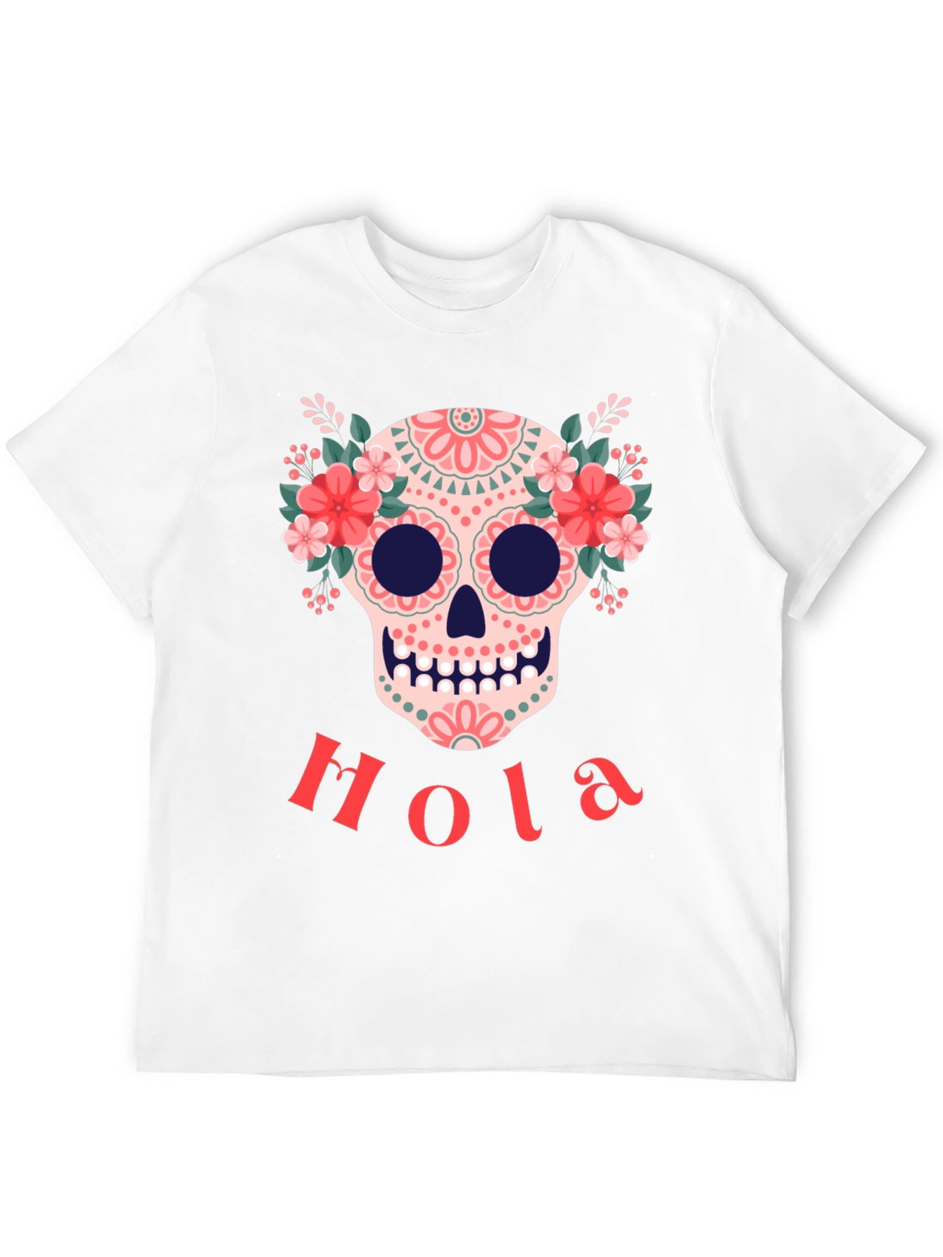 Hola Skull Tee - Day of the Dead