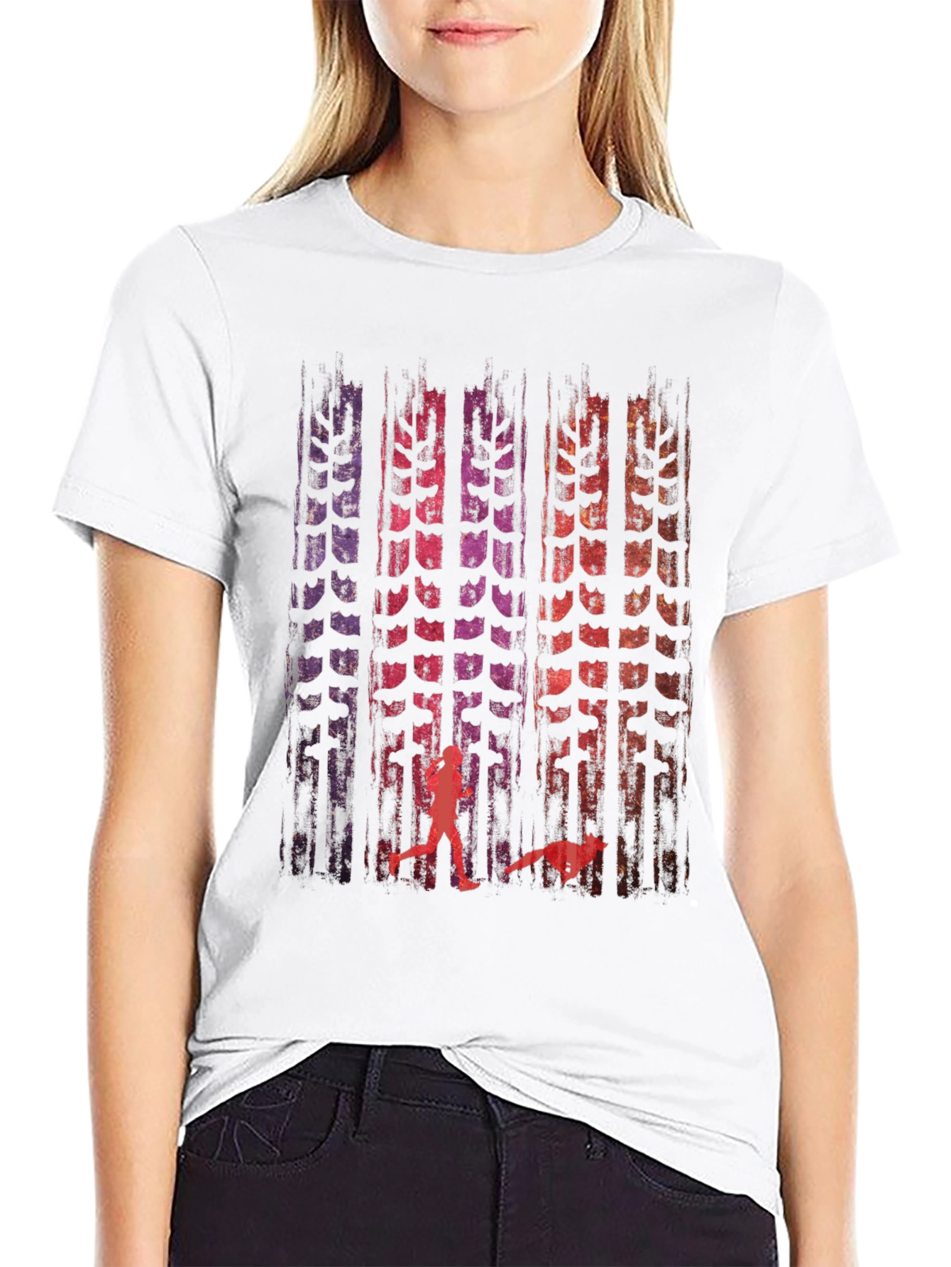 Runner & Wolf Graphic Print Tee
