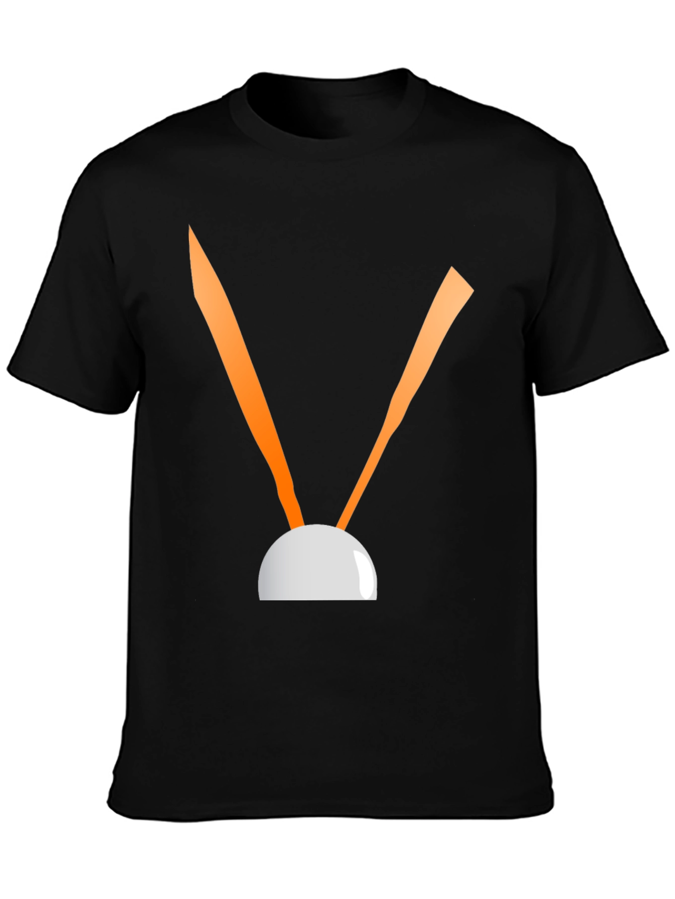 Abstract Graphic Black Tee