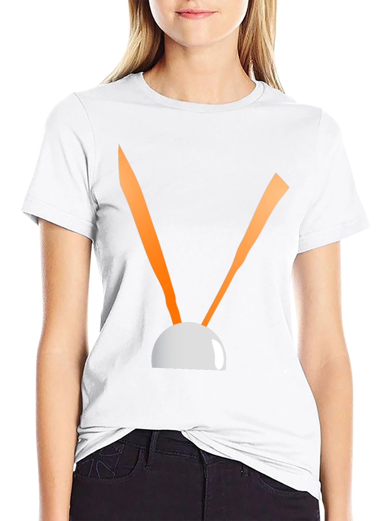 Abstract Graphic Black Tee