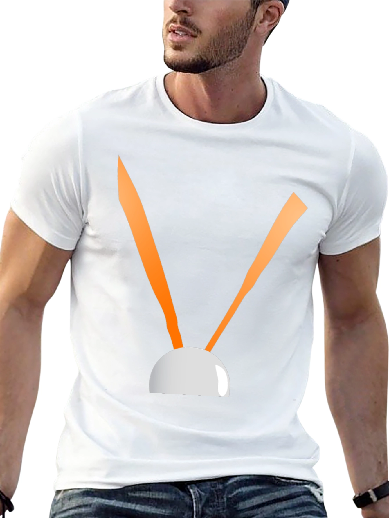 Abstract Graphic Black Tee