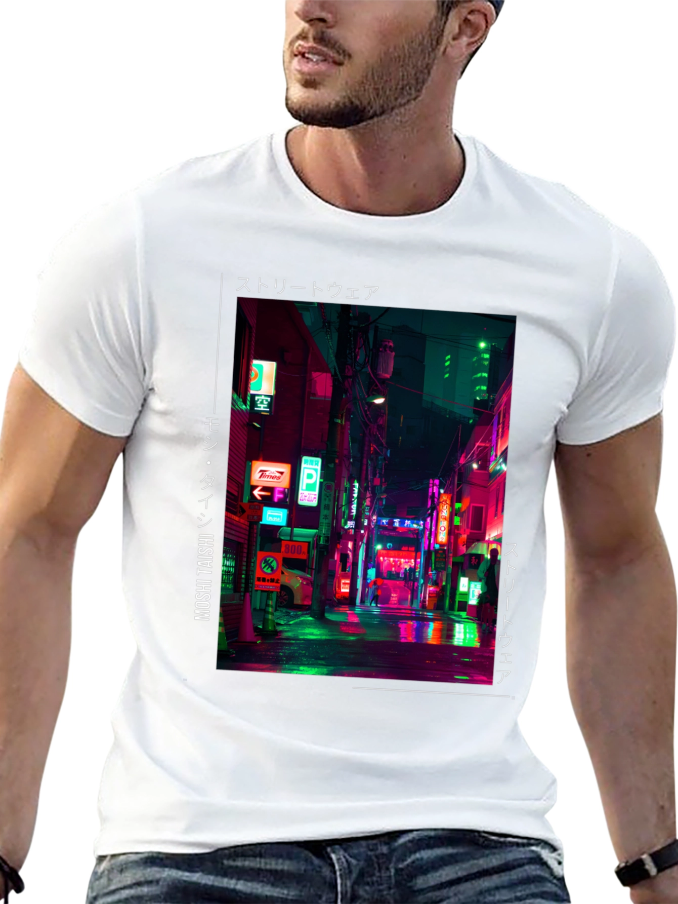 Neon Tokyo Streetwear T-Shirt